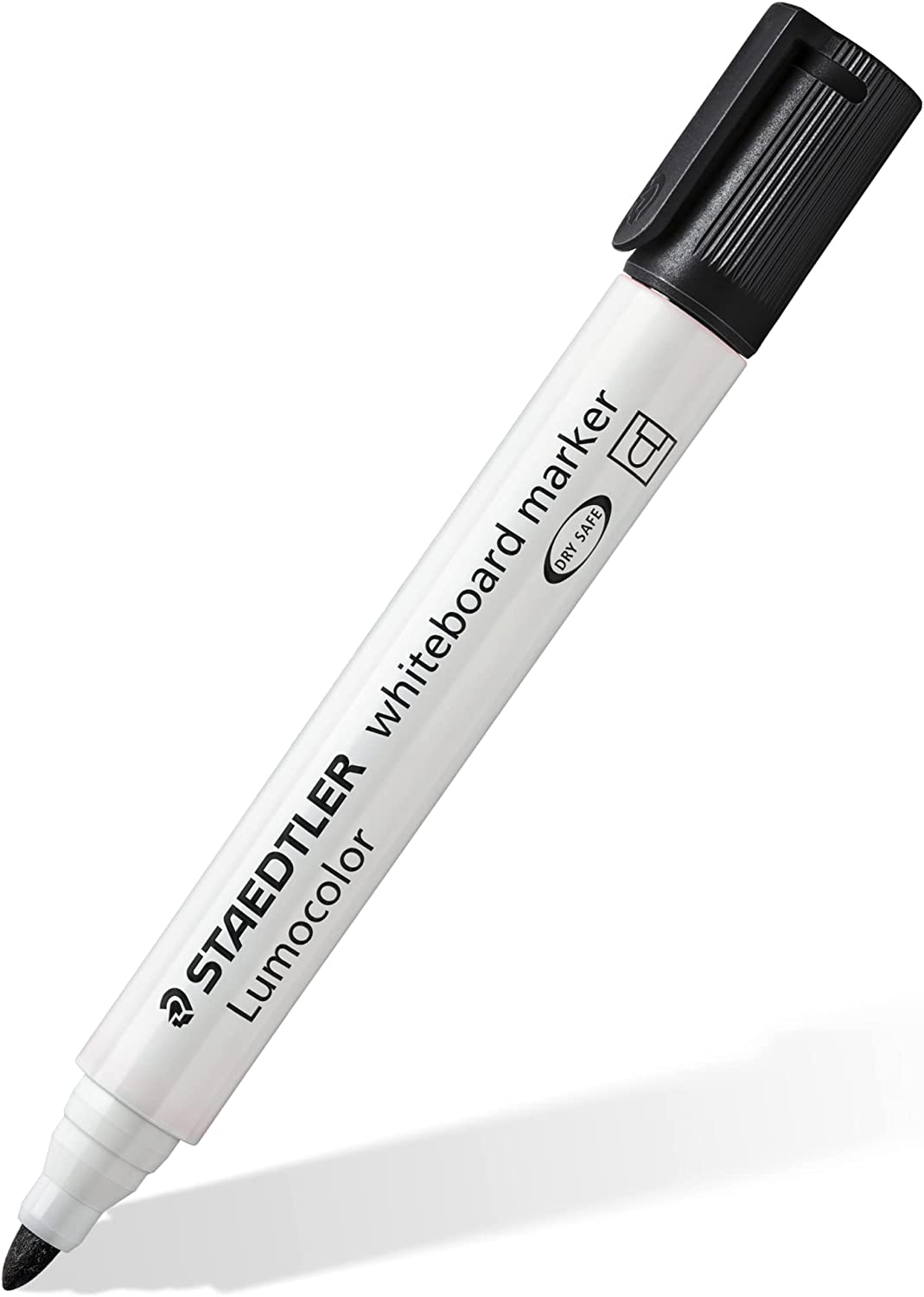 Staedtler Lumocolor Whiteboard 351 Bullet Tip Marker, Black (Pack of 4) image number 4