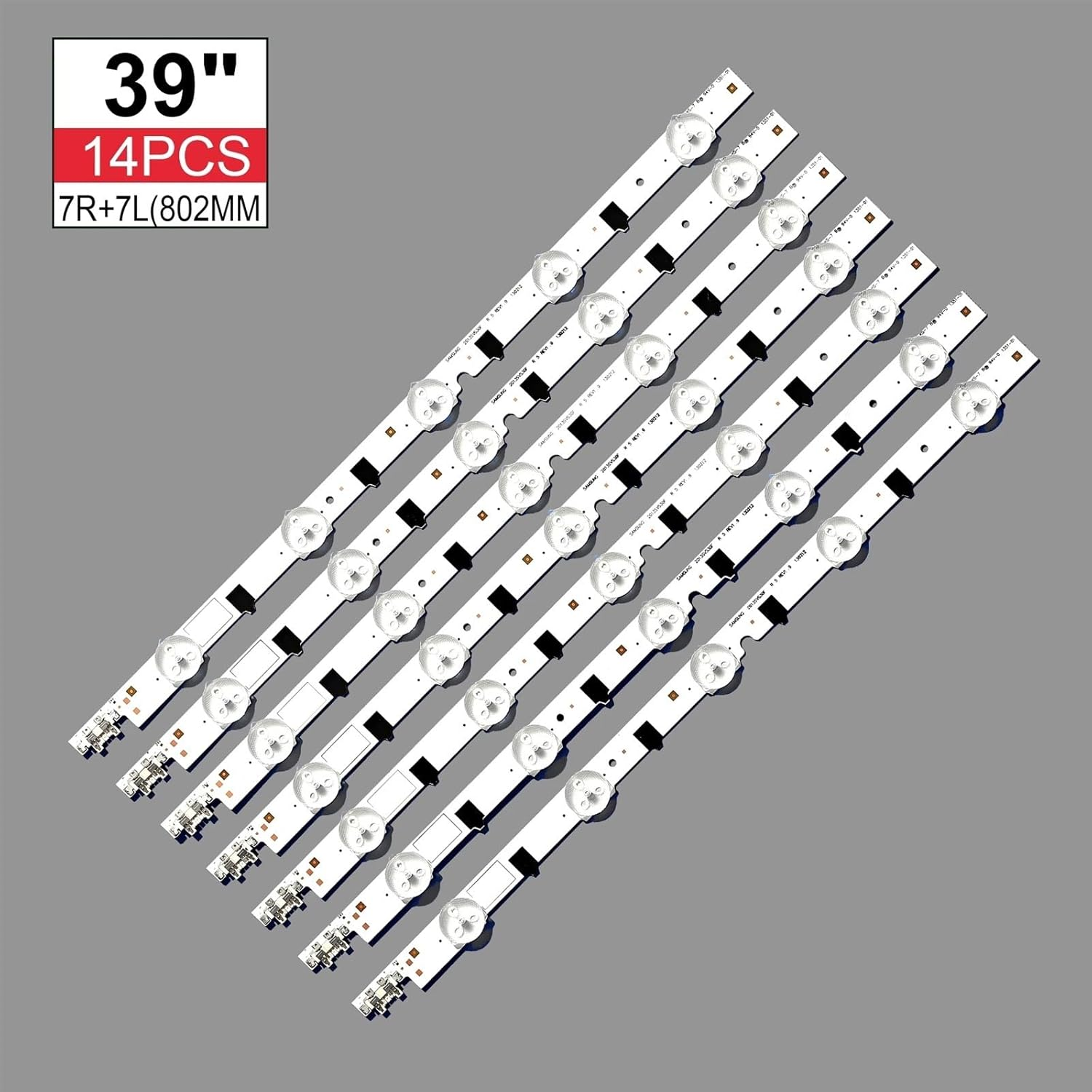 KBCTFWP LED Backlight Strip Fit for Sam-Sung 39" TV UA39F5008AR UA39F5088AR CY-HF390BGAV2H 2013SVS39F D2GE-390SCA-R3 D2GE-390SCB-R3 UE39F5000 image number 1