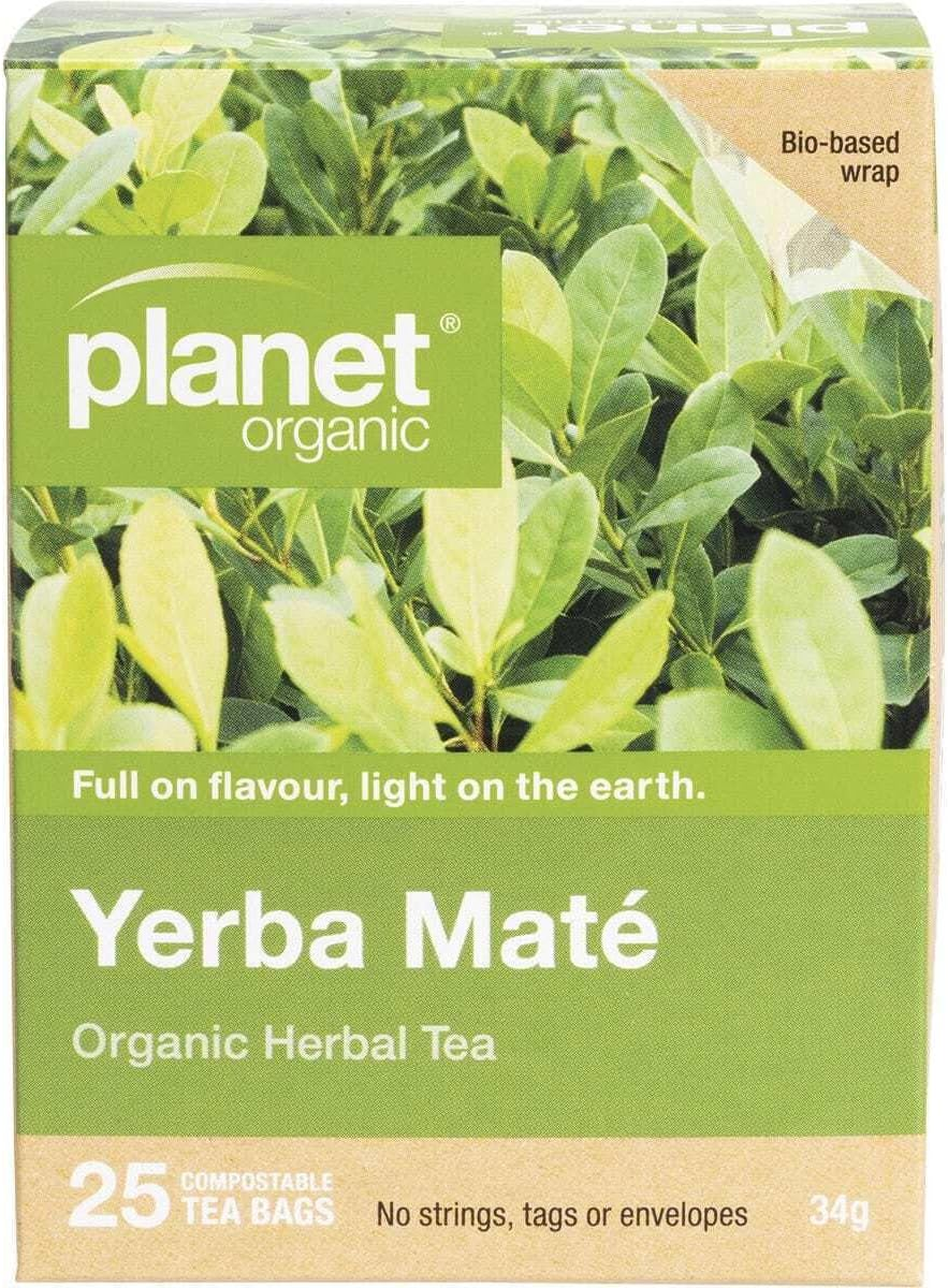 Planet Organic Yerba Mate 25 Tea Bagss image number 1