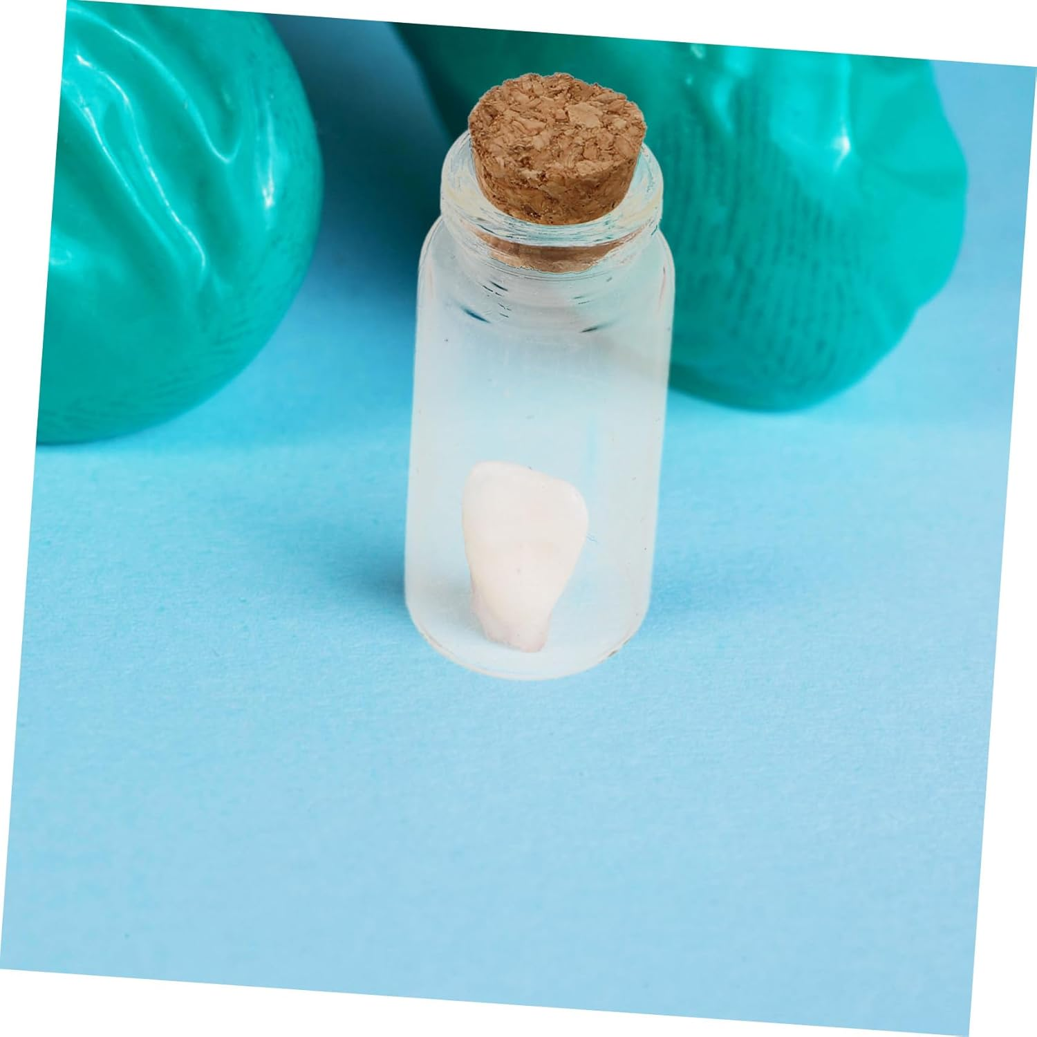 Baby Keepsake Box Set First Tooth and Fetal Hair Storage Bottles, Wooden Umbilical Cord Souvenir Collection Case, Diy Newborn Memory Keepsake for Infant Hair and Teeth Preservation image number 4