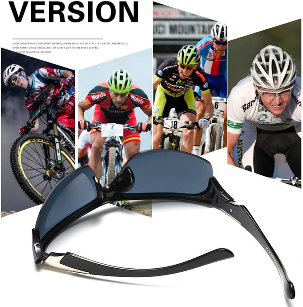 Sagasave Cycling Glasses, Stylish UV400 Outdoor Sports Protection Goggles Sunglasses for Man and Woman (Purple) image number 5