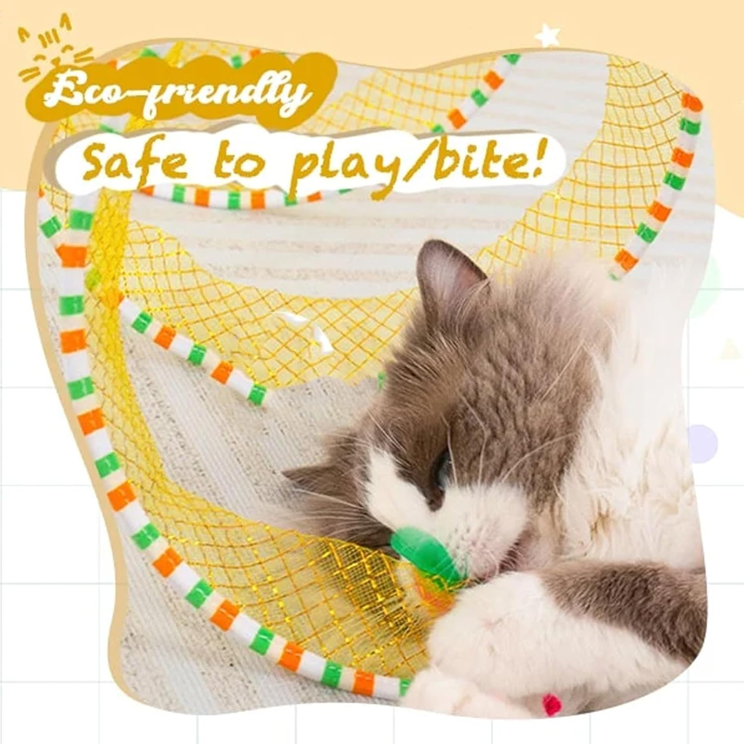 Self-Play Cat Hunting Spiral Tunnel Toy, Cat Tunnels for Indoor Cats, Cat Spring Toy, Spiral Tunnel Cat Toy, Cat Spring Toy Cat Spiral Tunnel Toy for Indoor Cats Play (D) image number 2