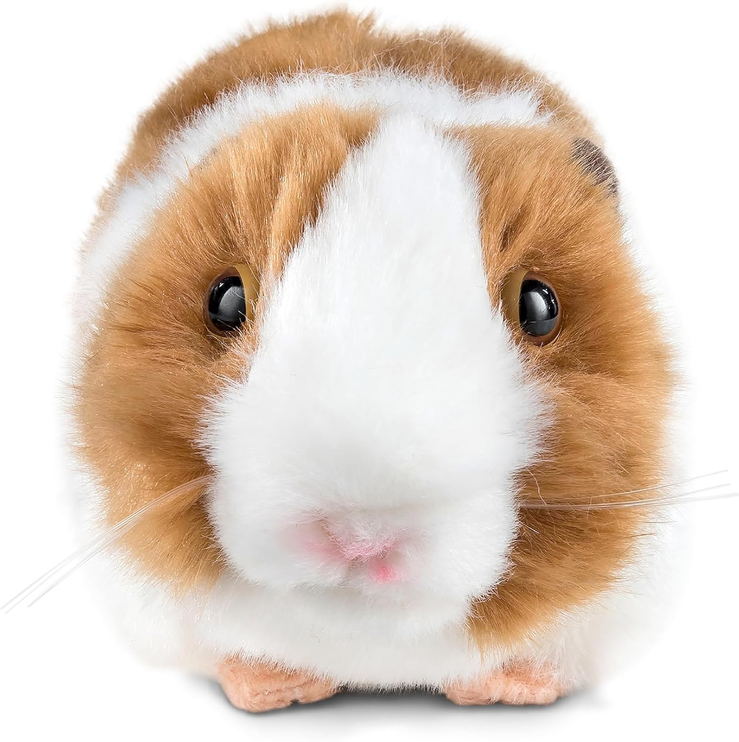 Living Nature Brown Guinea Pig with Sound, Realistic Plush Toy, Soft and Cuddly Stuffed Animal for Kids, Interactive Pet with Fun Fact Tags, Eco-Friendly and Made with Naturli Recycled Materials image number 4