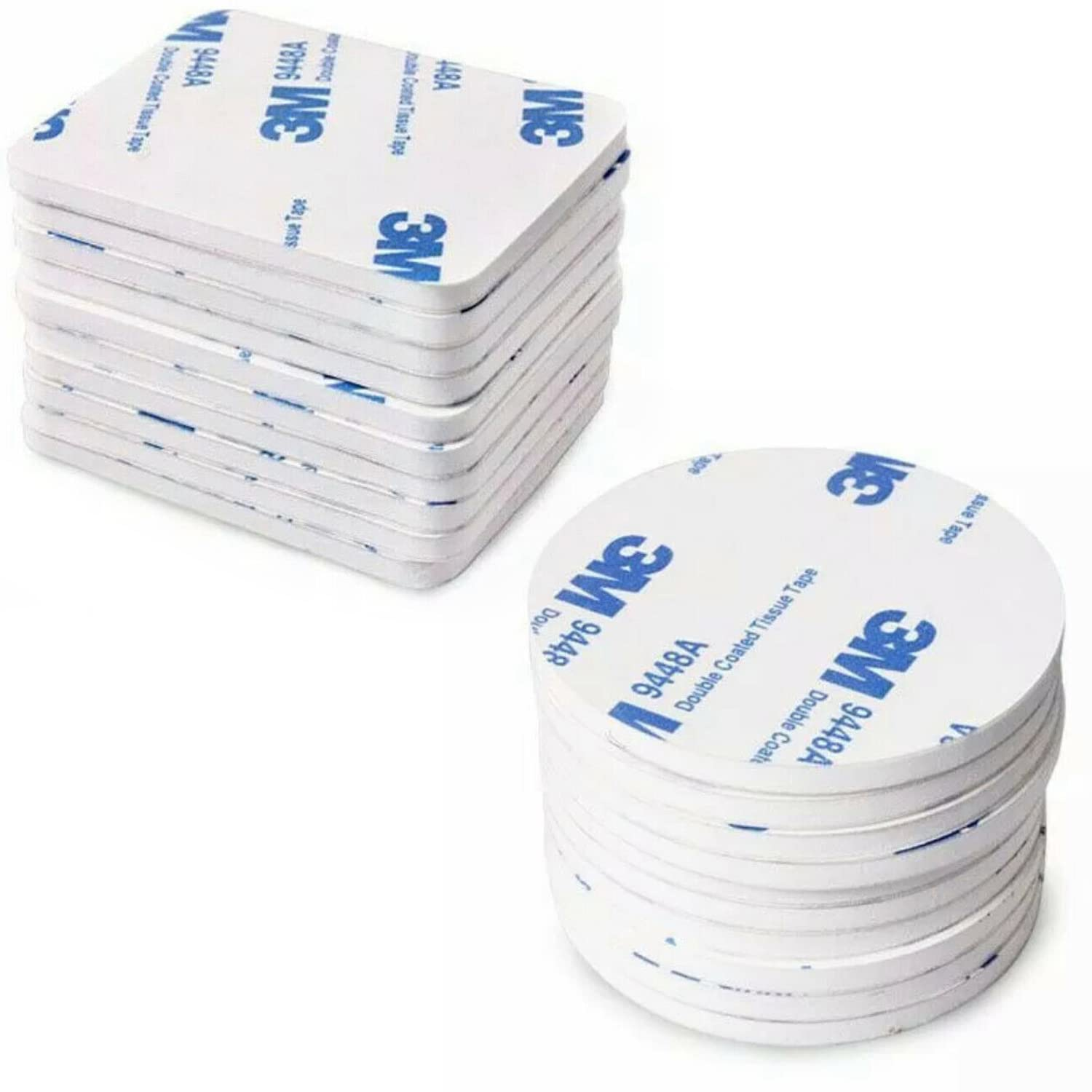 12PCS 3M Double Sided Foam Sticker Tape Side Wall Car Self Adhesive Pads Round/Square (Round: 30 X 30) image number 2