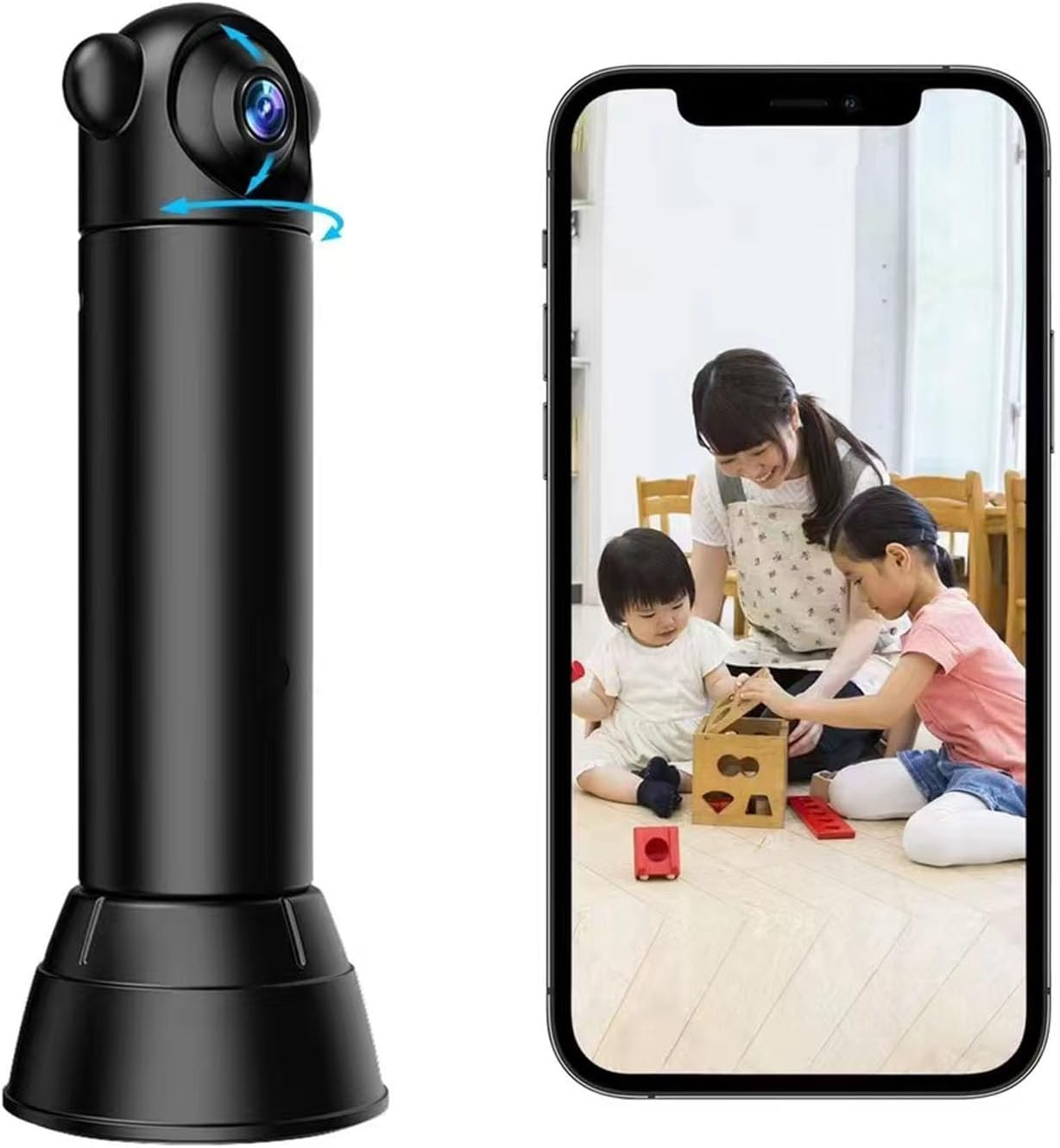 Pet Camera, 1080P HD Home Security Camera with Phone APP, Night Vision, 2-Way Talk, Cloud/Local SD Storage, Motion Tracking Alarm, Indoor Camera for Dog/Baby image number 5