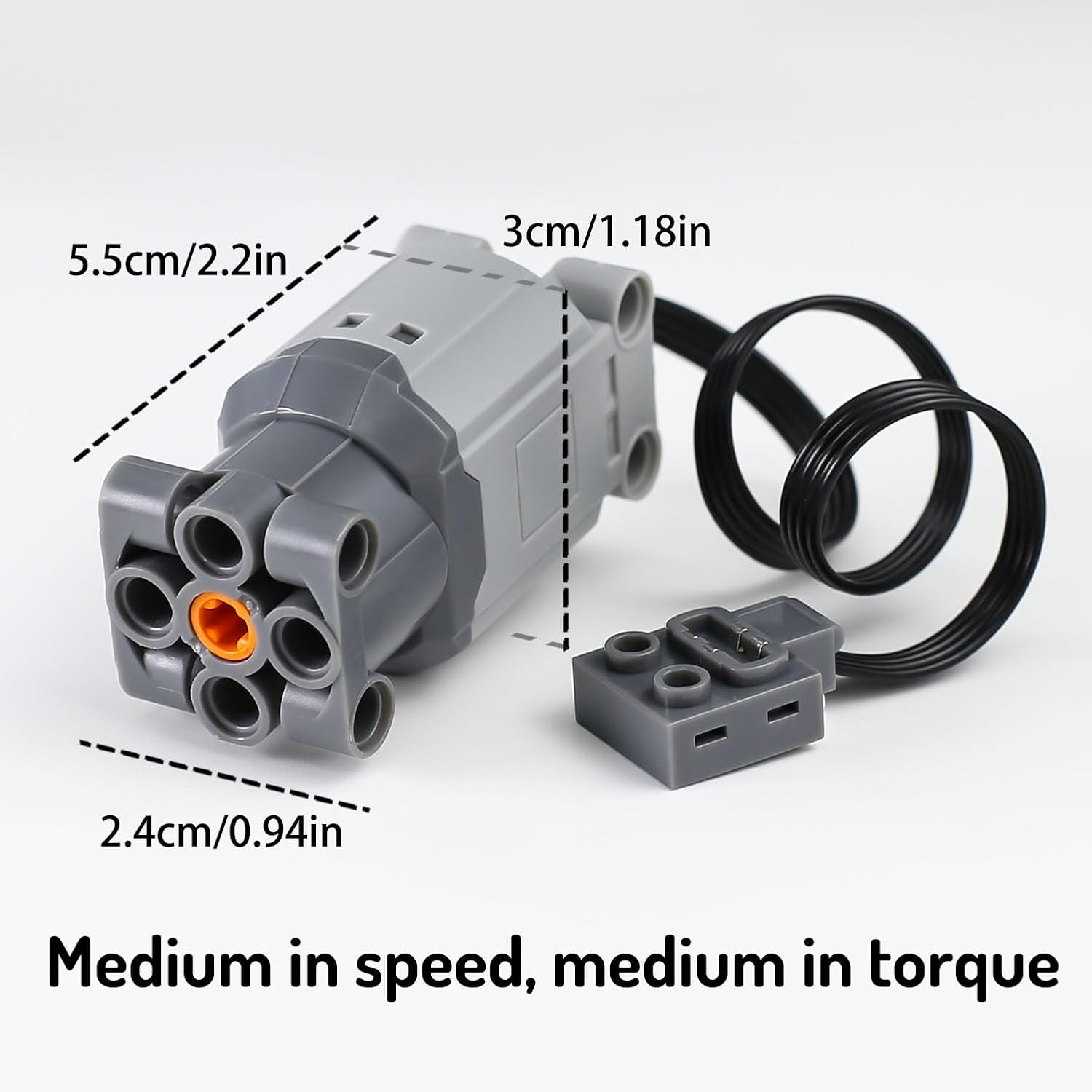 Brickbounty 9-In-1 Motor Set Power Functions, Motor Kit Technical Parts for STEM Assembled Building Block, Control Function for MOC Bricks image number 5