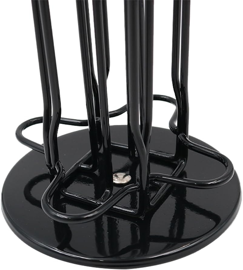 Sarini Black Coffee Pod Holder Compatible with Nespresso Classic, 40 Pack Stainless Steel Rotating Coffee Pod Holder image number 4