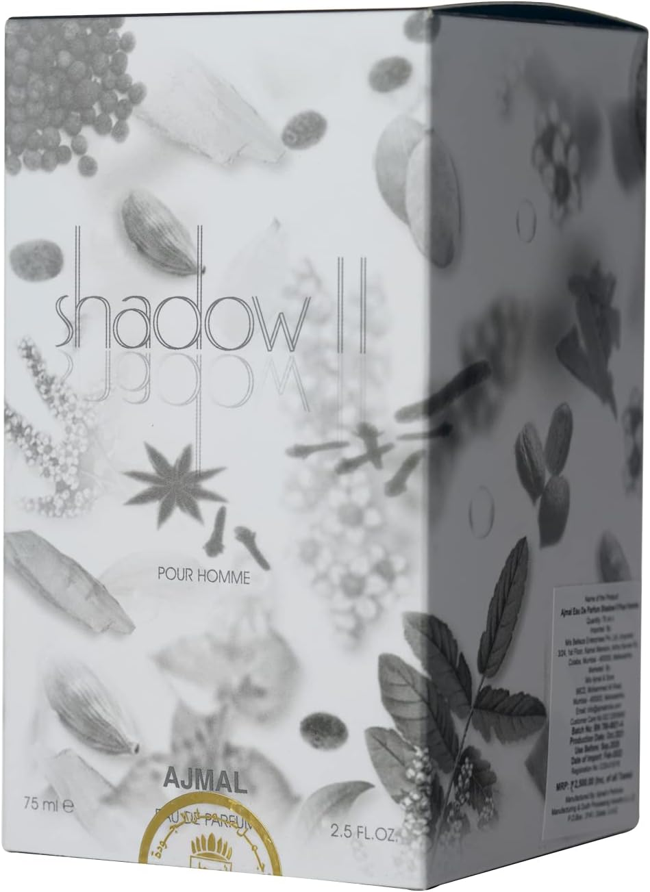 Ajmal Shadow Spray Male EDP, 75 Ml image number 4