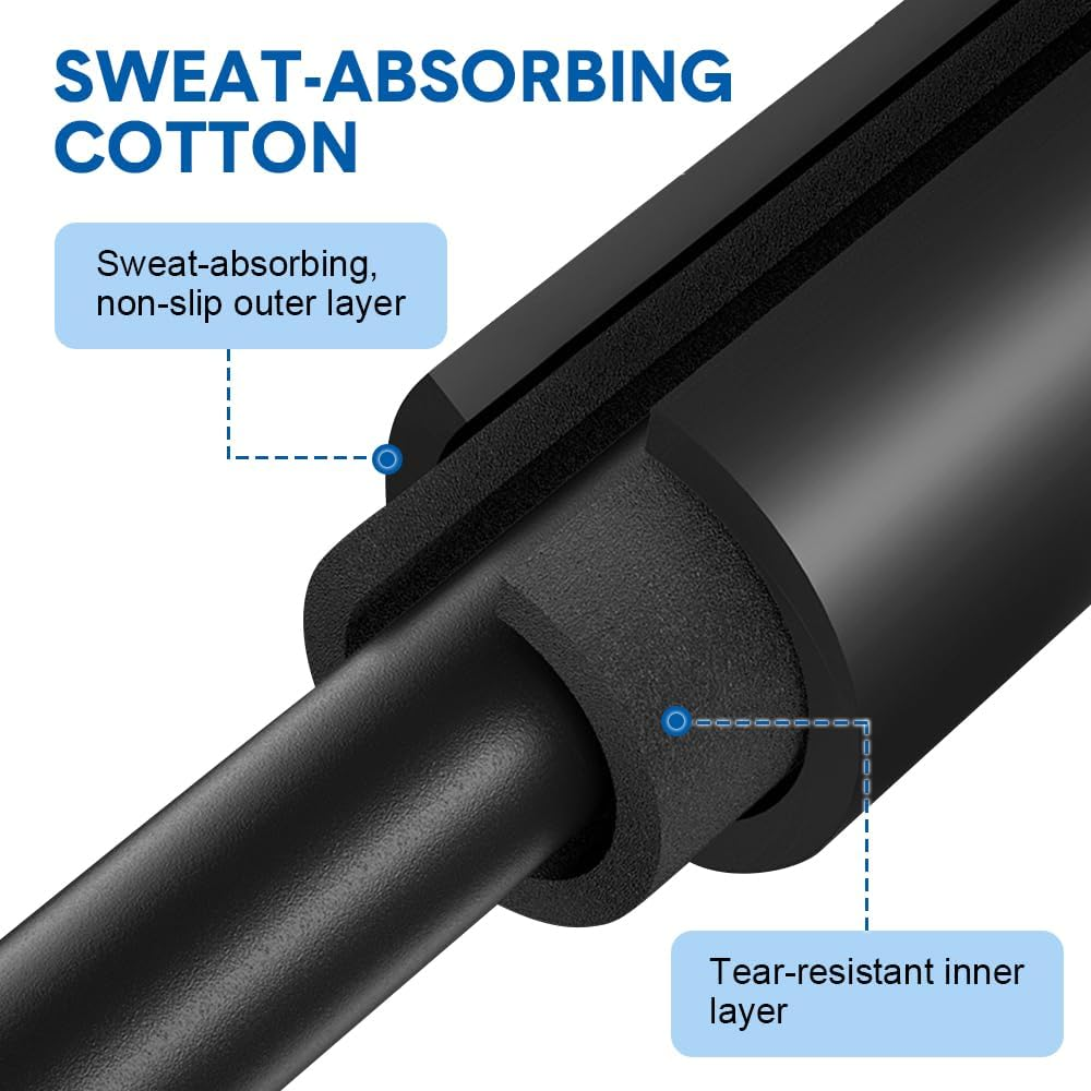 ALSTON Set of 2 Dip Bars Functional Fitness Dip Stands Station Height Adjustable Parallettes Portable Calisthenics Bars Sports Equipment for Home Gym Strength Training image number 2