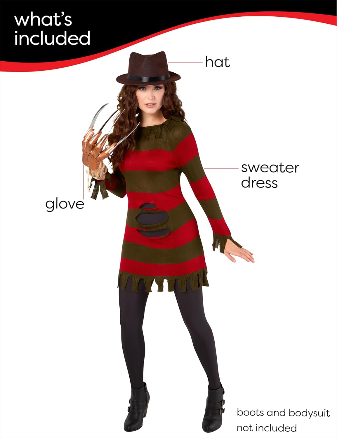 Rubie'S Women'S Miss Krueger Costume image number 6