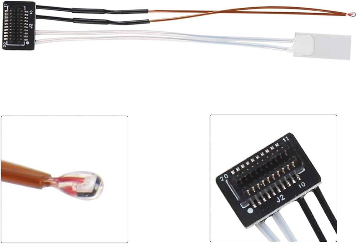 LEOWAY 24V 48W Ceramic Heater and Thermistor Kit for P1P/P1S 3D Printers (2 Pcs)