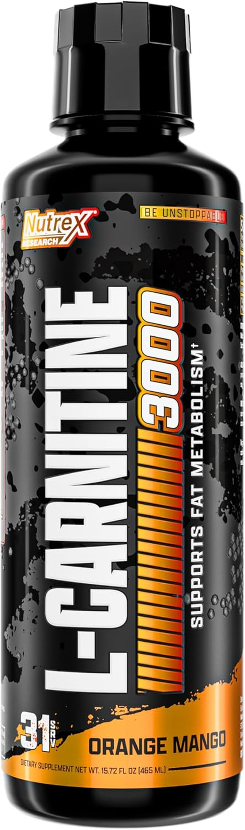 Nutrex Research Liquid Carnitine 3000 | Premium Liquid Carnitine, Fat Loss Support | Orange Mango |16 Fl Oz image number 6