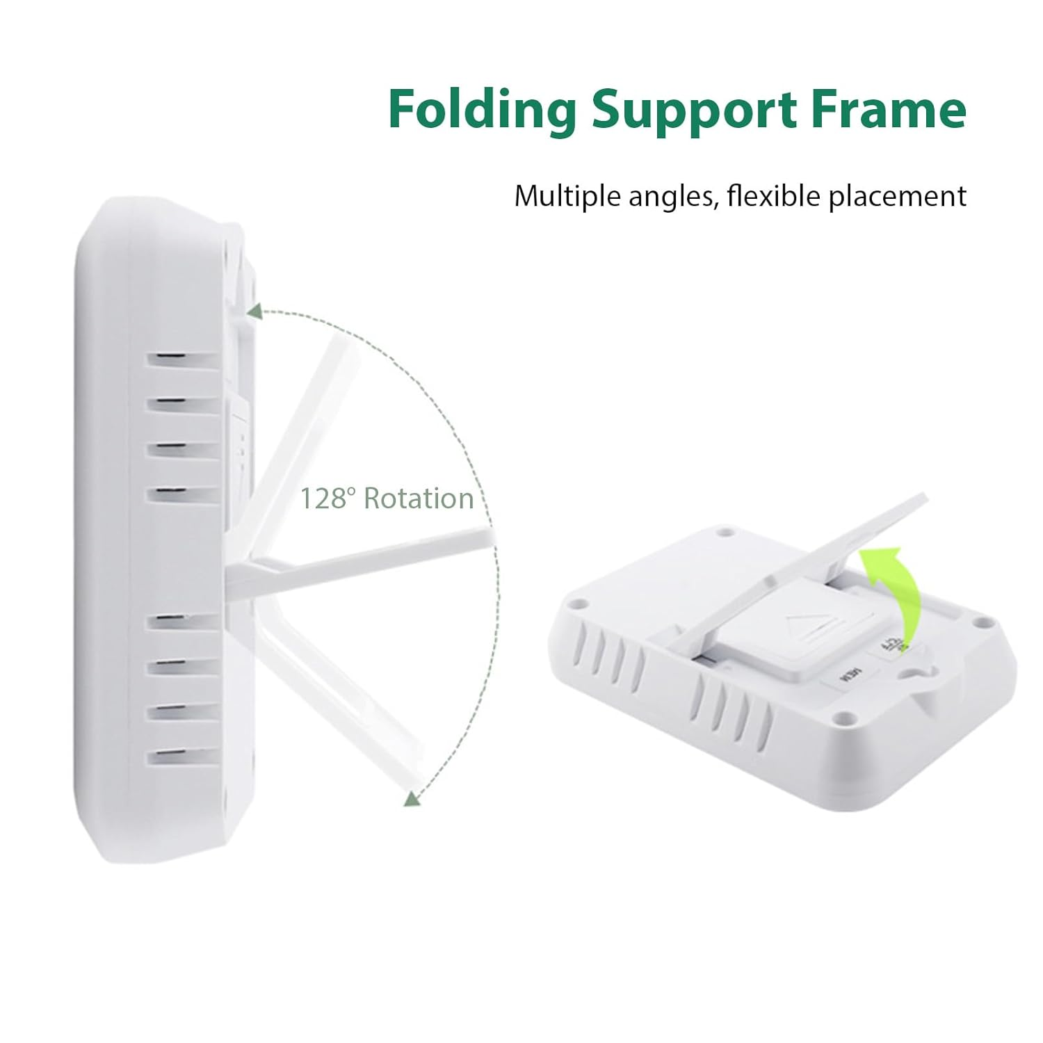Indoor Outdoors Thermometer Wireless Hygrometer Humidity Monitor 2 Sensors image number 3
