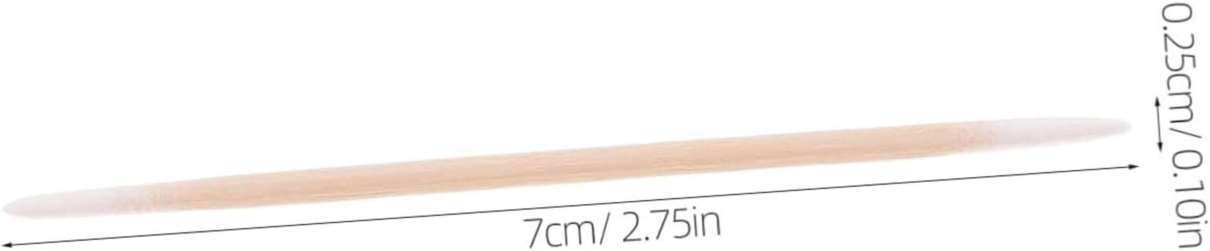 Double Ended Cotton Swabs Precision Pointed Tips, Wooden Handle Cosmetic Swabs for Makeup and Tattoo Care, Large 100Pcs Cotton Buds Suitable for Beauty and Cleaning image number 5