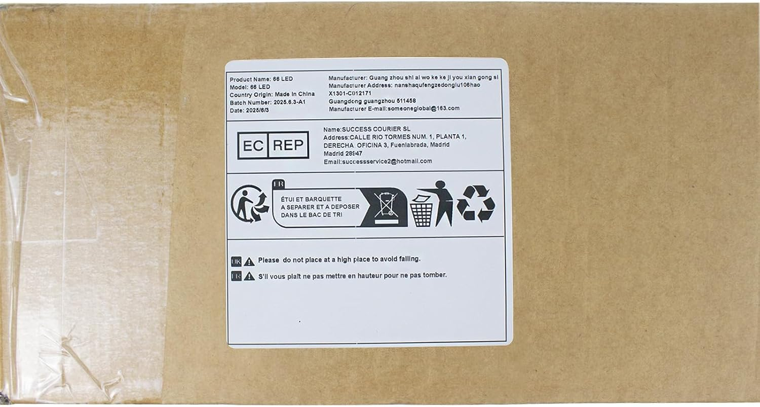 33.5 Inch LED Strobe Flashing Light Bar, 66 Leds Double Side High Intensity Emergency Warning Lights, 12-24V LED Amber Beacon with Magnetic Mounts for Vehicle Car Truck Trailer Roof (Amber) image number 6