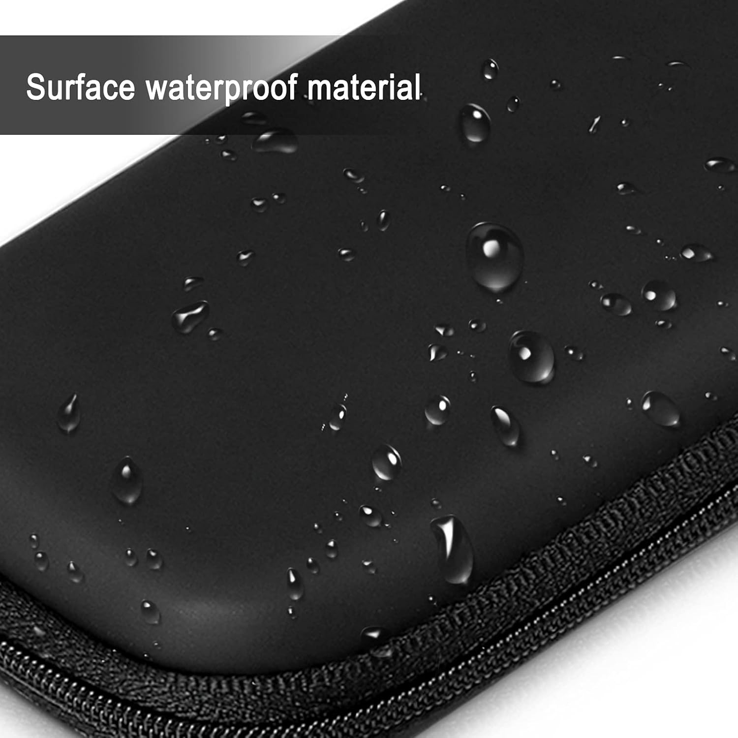 Tuciyke Tampon Storage Bag,Black Tampon Organizer Bag with Zipper Pack of 2 Small Pouch for Feminine Products 6.3*3.3*1.2Inches Portable Period Bags for Women,Ladies,Girls image number 5