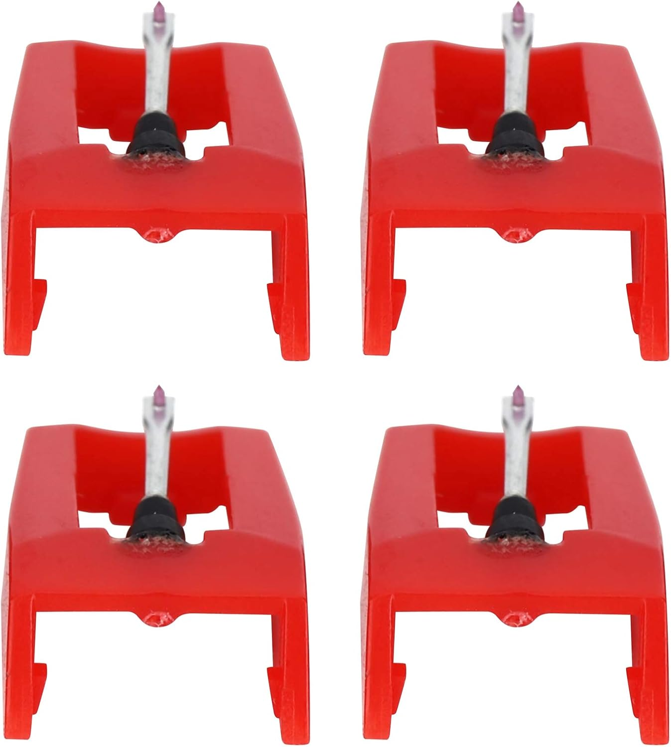 Record Player Needle Turntable Stylus Replacement Turntable Phonograph Vinyl Player More Brand 4 Pack Stylus Needles image number 1