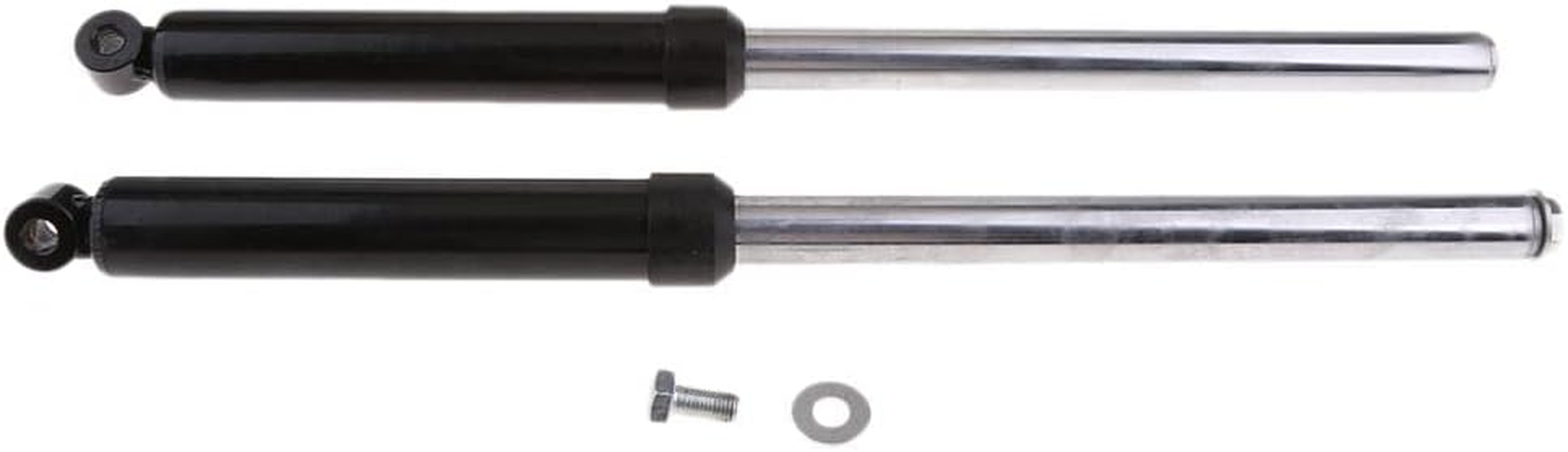 Generic 2 Pairs of Motorcycle Shock Absorbers Spare Parts for JR50, Rear + Front image number 2