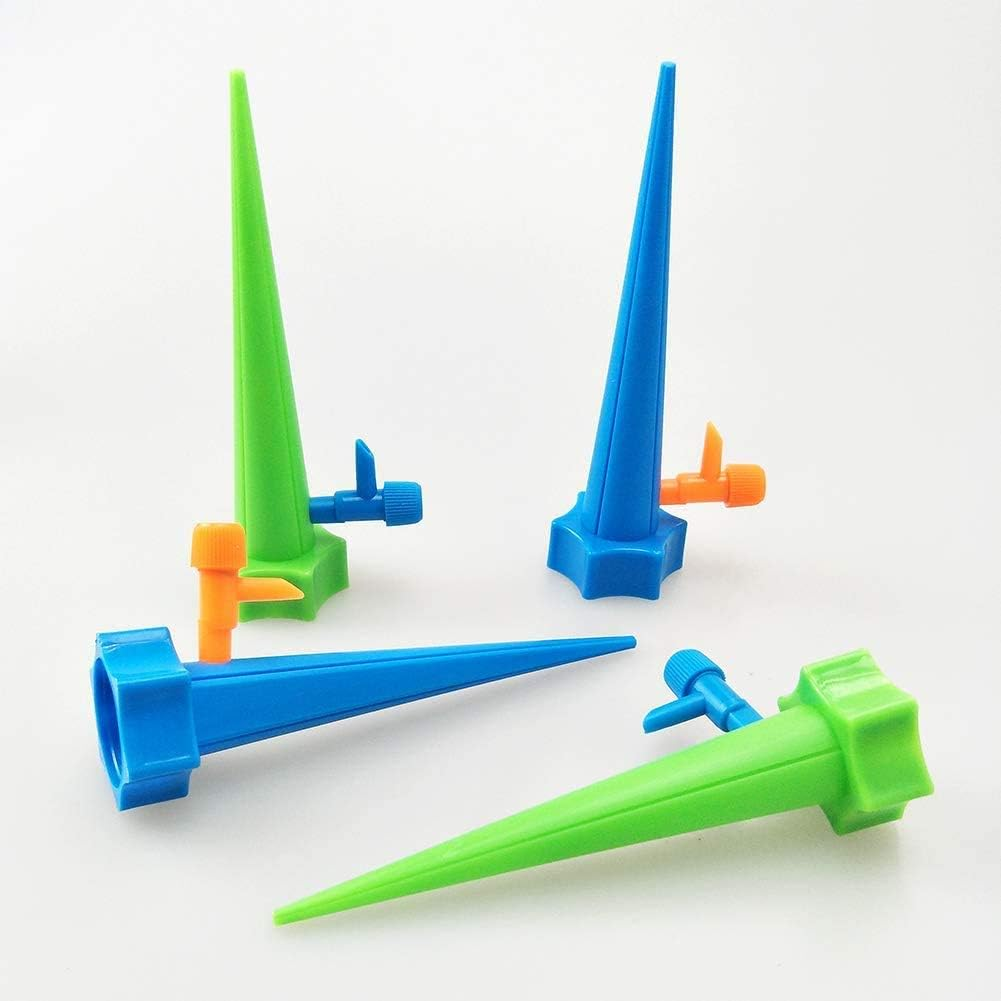 12Pcs Plant Waterer, Automatic Plant Watering Spike Self Watering Drip Irrigation System with Control Valve Switch for Garden Home Indoor Outdoor image number 6