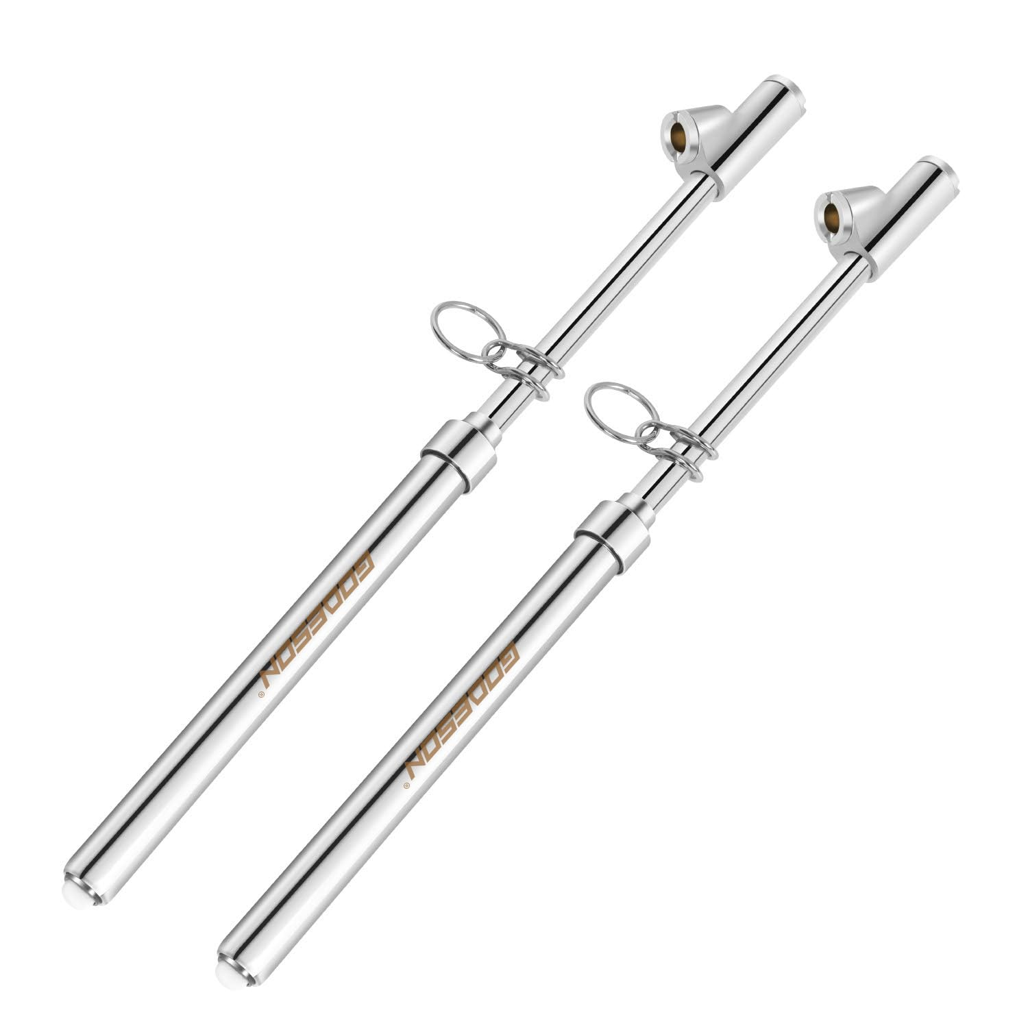 GODESON Dual Head Tire Pressure Gauge, Heavy Duty Pencil Tire Gauge Range 10-150Psi,Dual Head Truck Pen Air Pressure Gauge (Pack of 2)