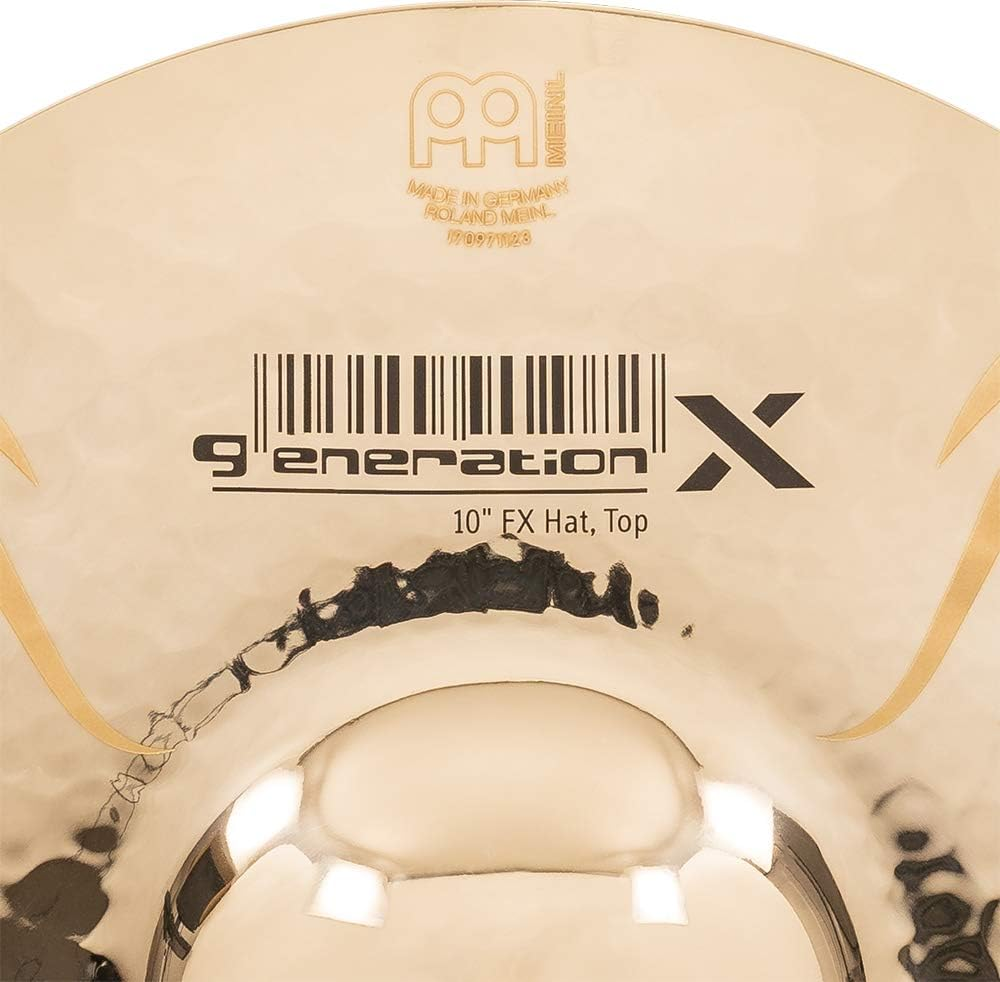 MEINL GX-10FXH Minel Generation X Series High Hat Cymbal 10" FX Hat Pair image number 4