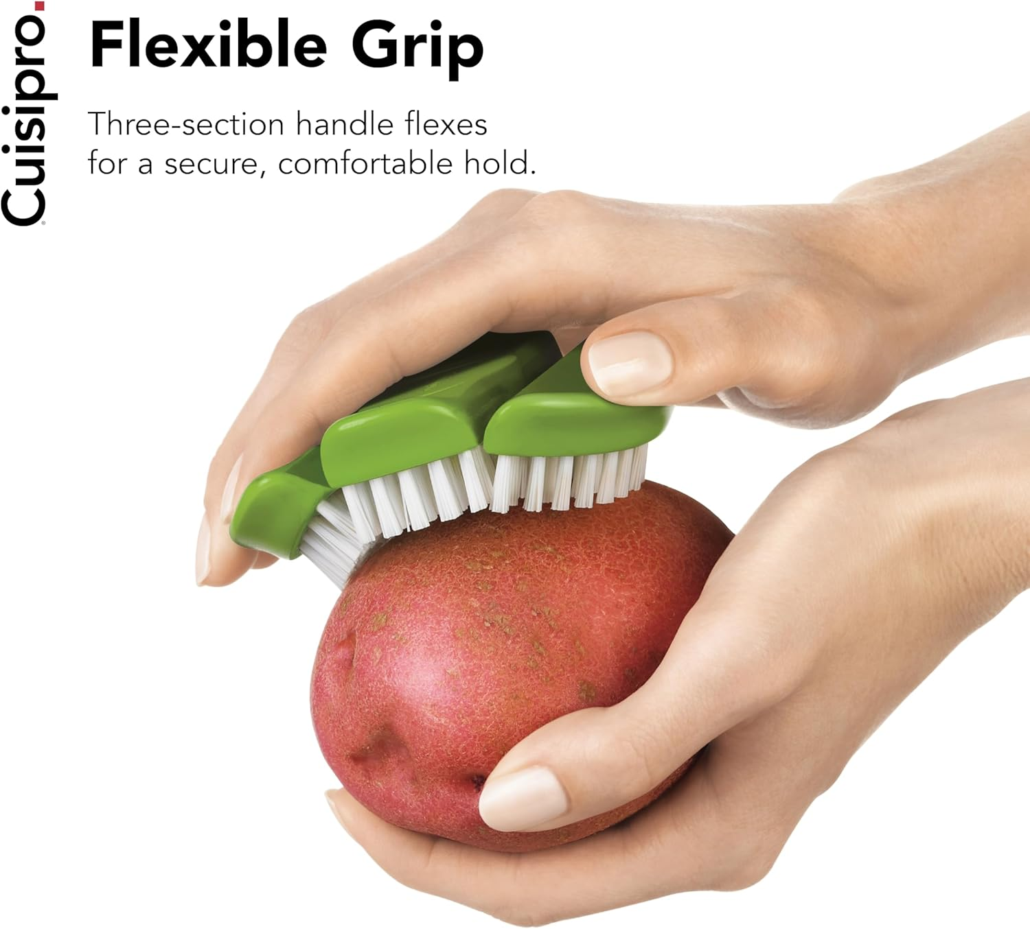 Cuisipro Flexible Vegetable Brush, Green image number 2