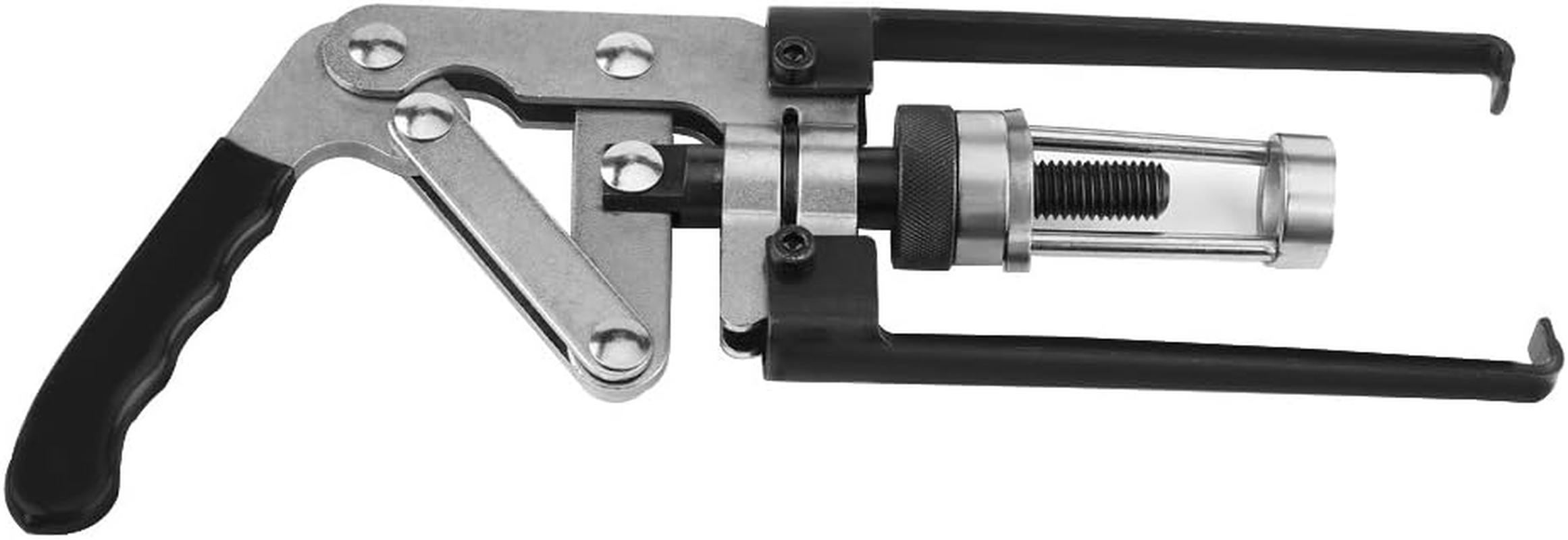 Professional Valve Spring Compressor Tool Kit for OHV OHC CHV Engines, Cam Action Level, Black & Silver Color, Mechanics image number 1