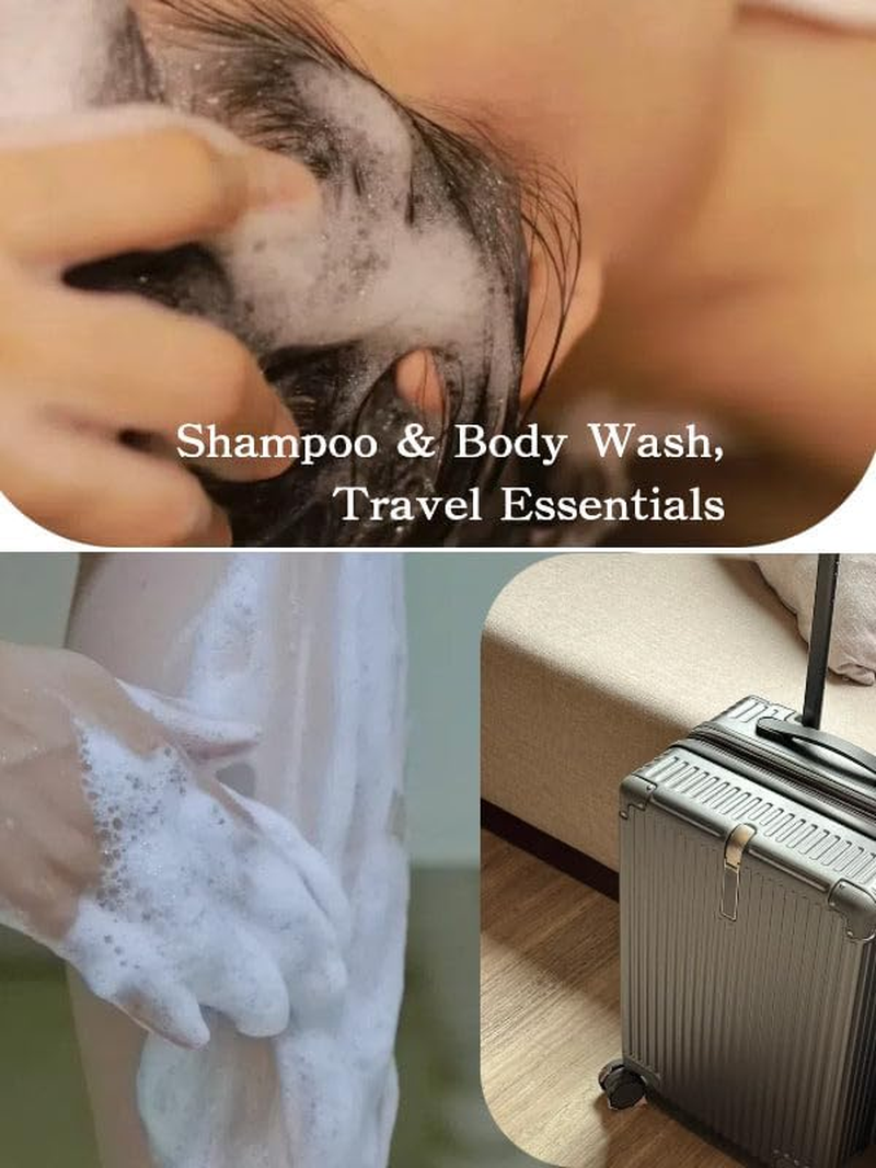 Joy Garden Multi-Purpose Aloe, Honeysuckle&Soapberry Zao Jao Liquid, Shampoo, Body Wash & Travel Essentials Two-In-One,Shampoo and Body Wash,Natural Ingredients Gentle Herbal TCM Ingredients 400Ml