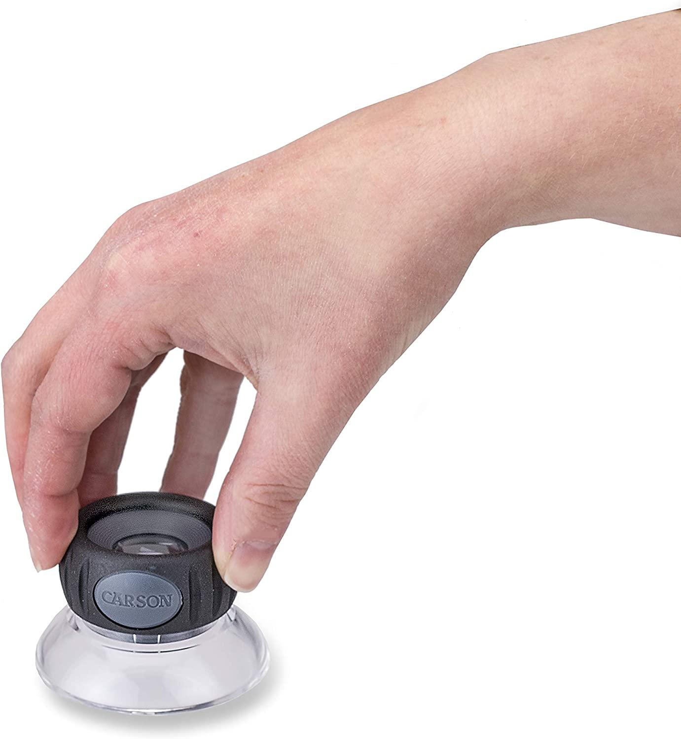 Carson Lumiloupe plus 5.5X Power, 10.5X Power or 17.5X Power Focusable Stand Loupe Magnifiers (LO-06, LO-10, LO-15)