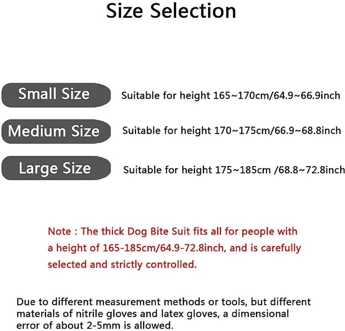 Dog Training Suit, Training Dog Protective Clothing, Professional Anti-Dog Bite Clothing, Police Dog Training Bite Suit Jacket, for Medium Large Dogs Bite Training,S image number 5