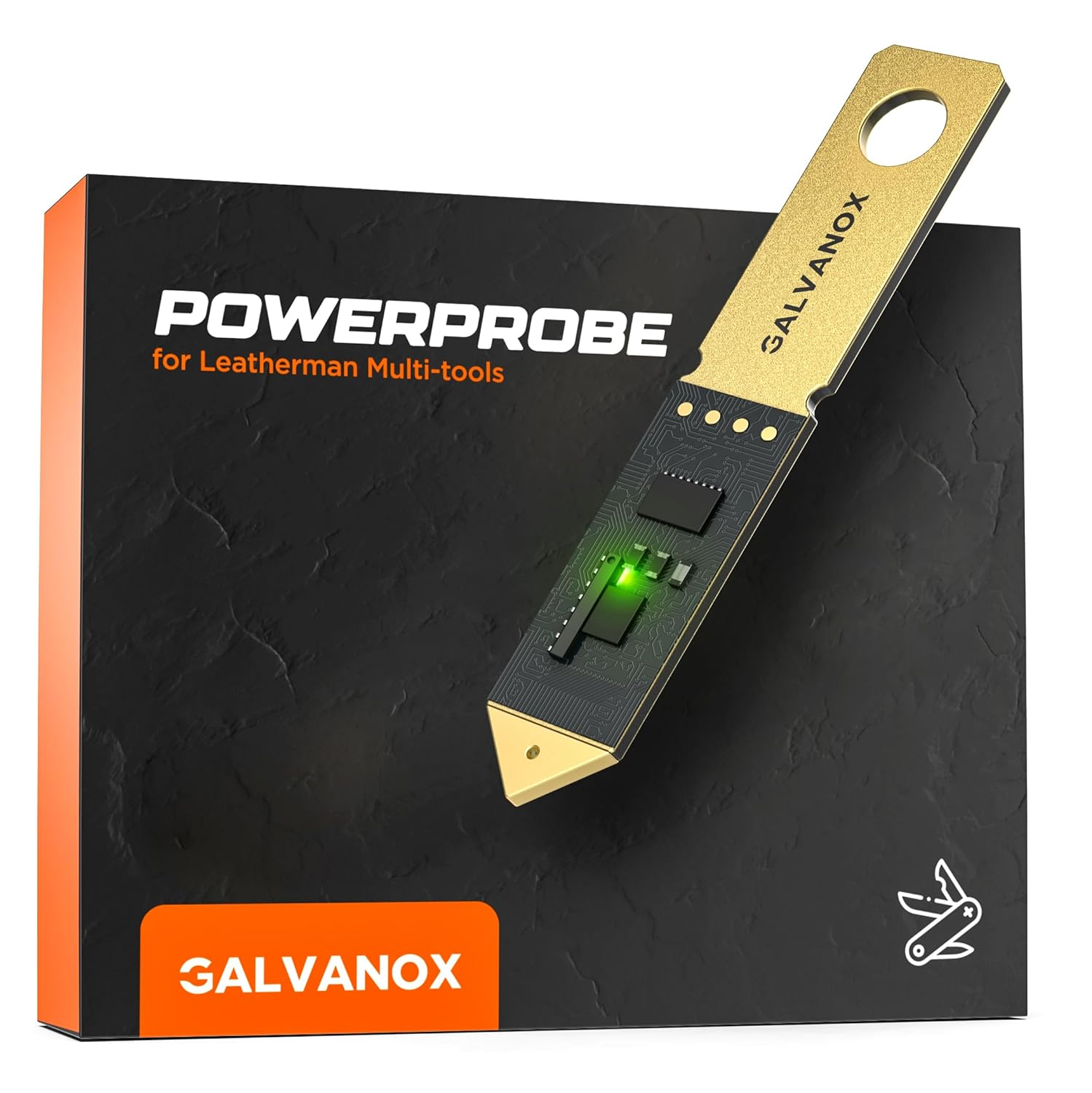 Galvanox Battery Voltage Tester Designed for Leatherman Multitools (Flat-Bit Slot Accessory) DC Voltage Meter, 2.5VDC to 30VDC image number 3