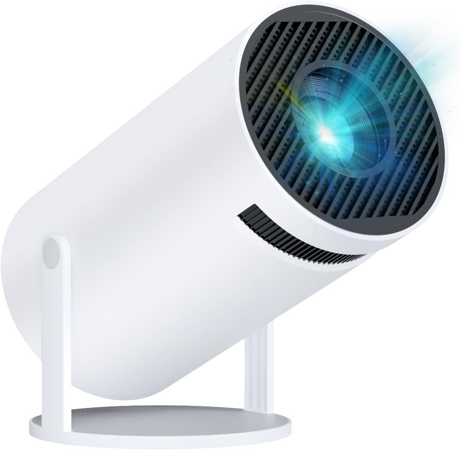 UWECAN Mini Projector Supports 4K 1080P, Smart Projector with Auto Focus and Auto Keystone Correction, Portable Projector with Wifi and Bluetooth, 180&deg; Rotatable Outdoor/Home Movie Projector image number 2