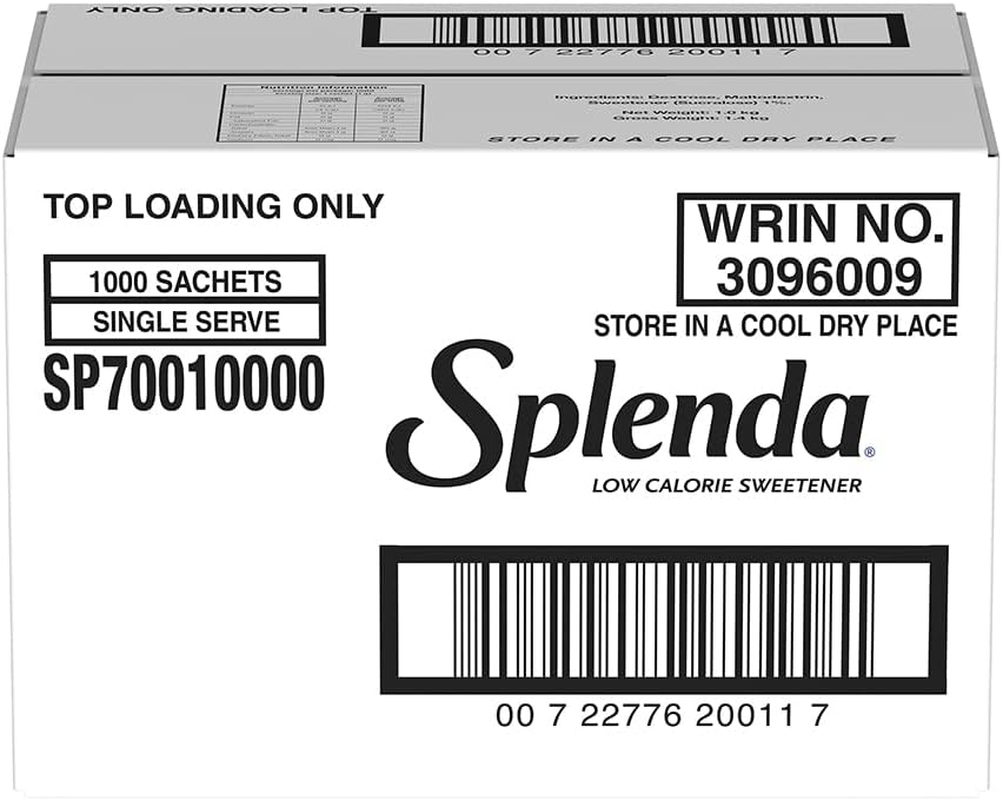 Splenda Low Calorie Sugar Alternative Sweeteners 1000-Pack