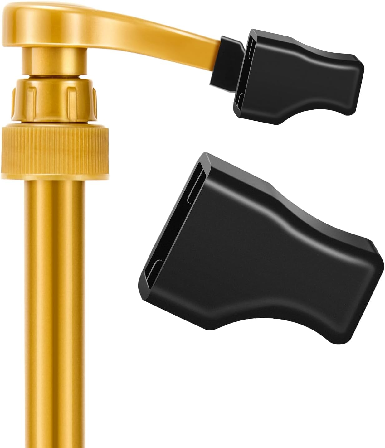 Zhehao 20 Pcs Coffee Syrup Pump Tip Cap Pourer Covers Black Rubber Caps Fits for Syrup Pump, Pour Dispenser, Oil Liquor Bottle, Keep Sugar Condiments Olive Clean Preserved image number 5