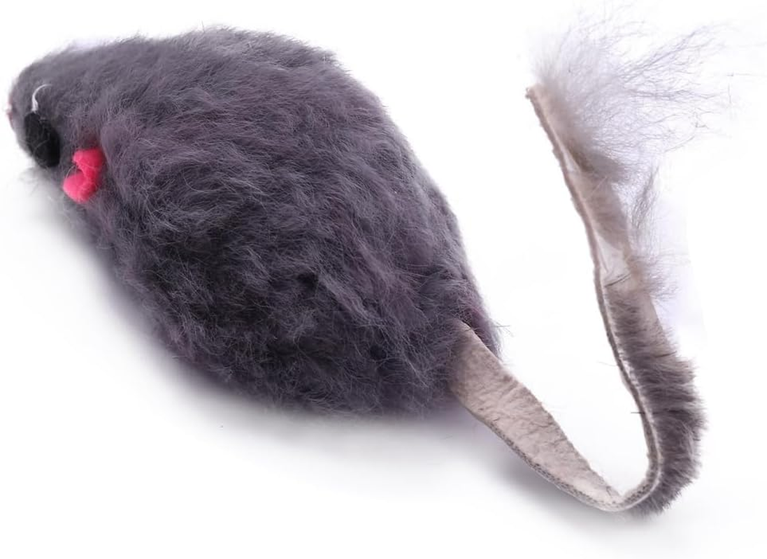 Real Rabbit Fur Mice Toys Pet Toy Children'S Toys 24-Pack image number 4