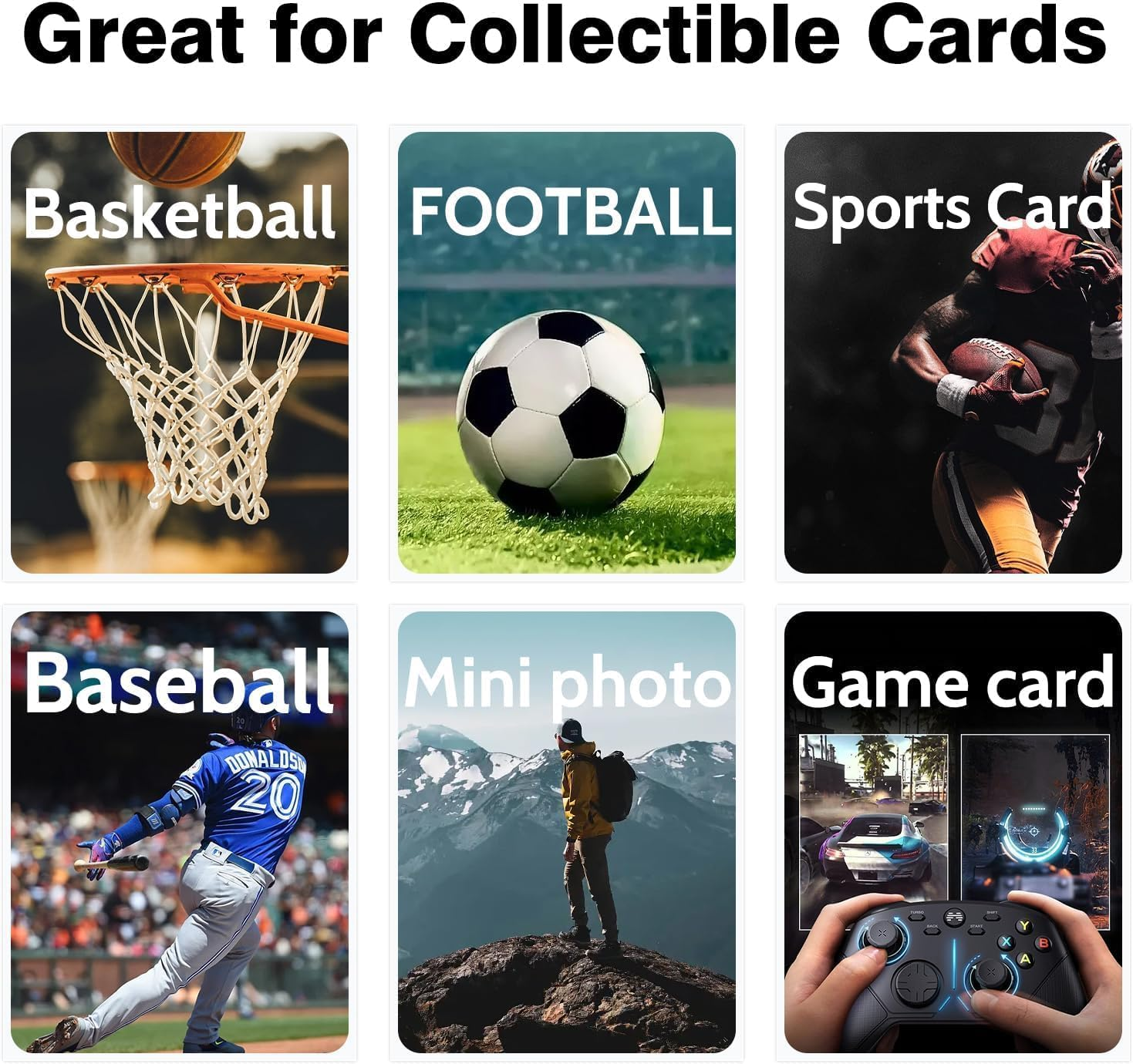 Trading Card Sleeves, One - Cent Card Sleeves (Pack of 200) Suitable for MTG, TCG, Baseball, Football, Game, Trading Cards, Kpop Photocards (66 X 91Mm) image number 4