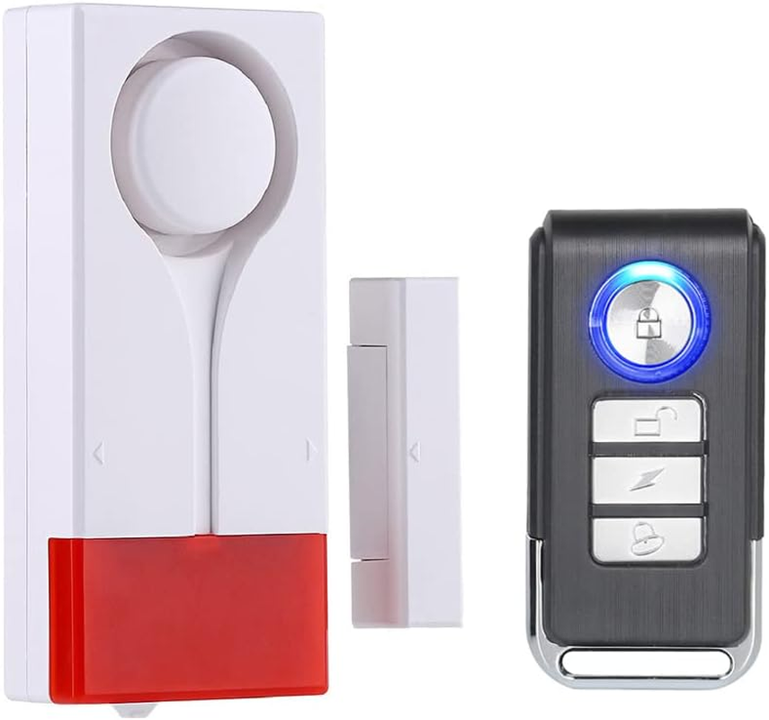 Lancoon Door Window Open Alarm, Wireless Remote Control Magnetic Sensor Chime anti Theft Home Security DIY Protection for House Apartment Garage Kids Safety image number 5