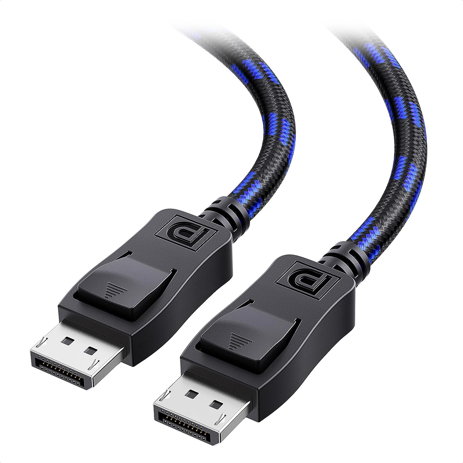 [VESA Certified] Cable Matters 8K Braided Displayport Cable - 3M, Display Port Cable 1.4, DP Cable for 8K@60Hz, 4K@240Hz with Freesync, G-SYNC and HDR for Gaming