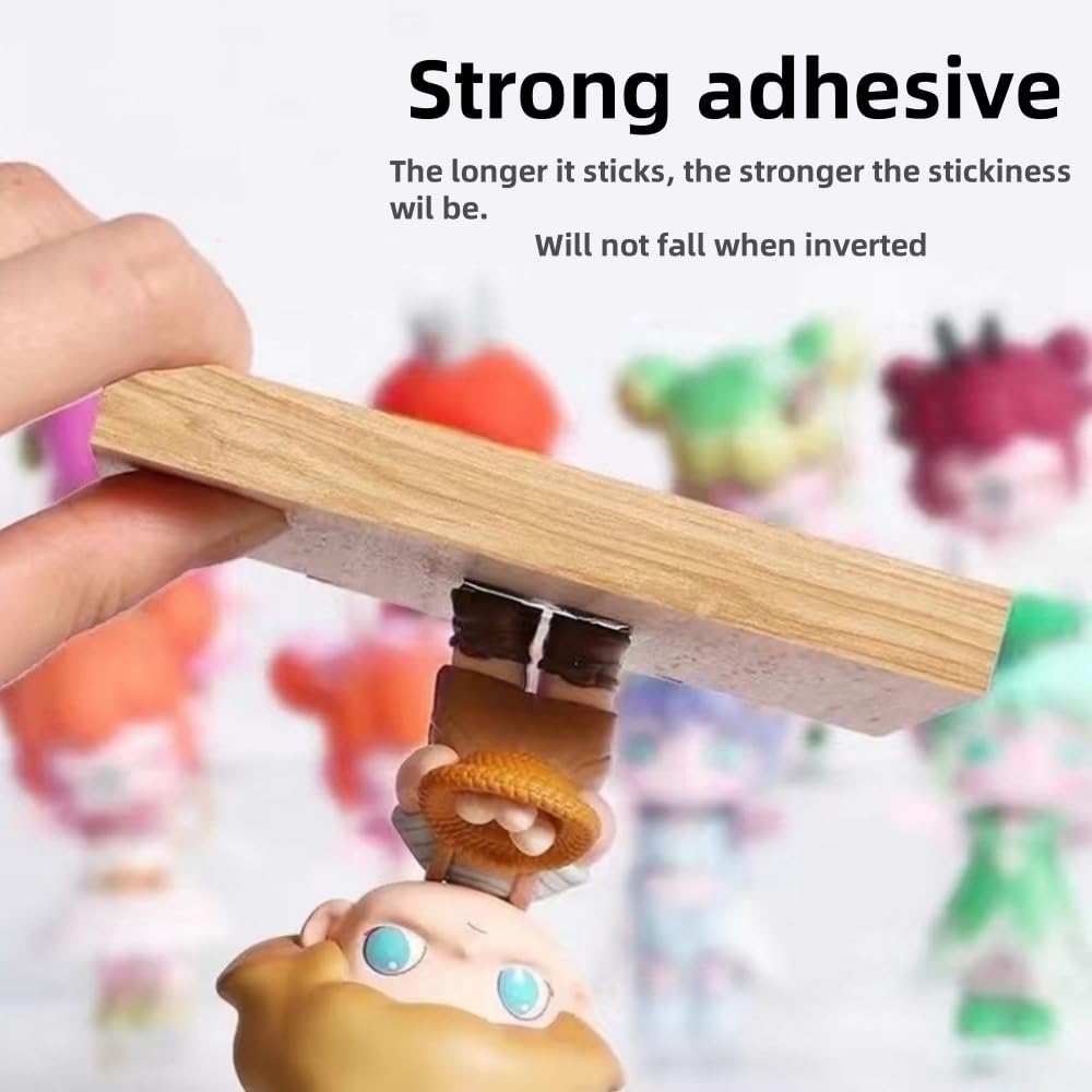 1200Pcs Clear Sticky Tack for Walls, Double Sided Adhesive Dots Clear Sticky Tack Putty Removable,High Strength Glue Point Stickers Dot for Gift Wrapping DIY Scrapbooking Photo Cards Crafting image number 2