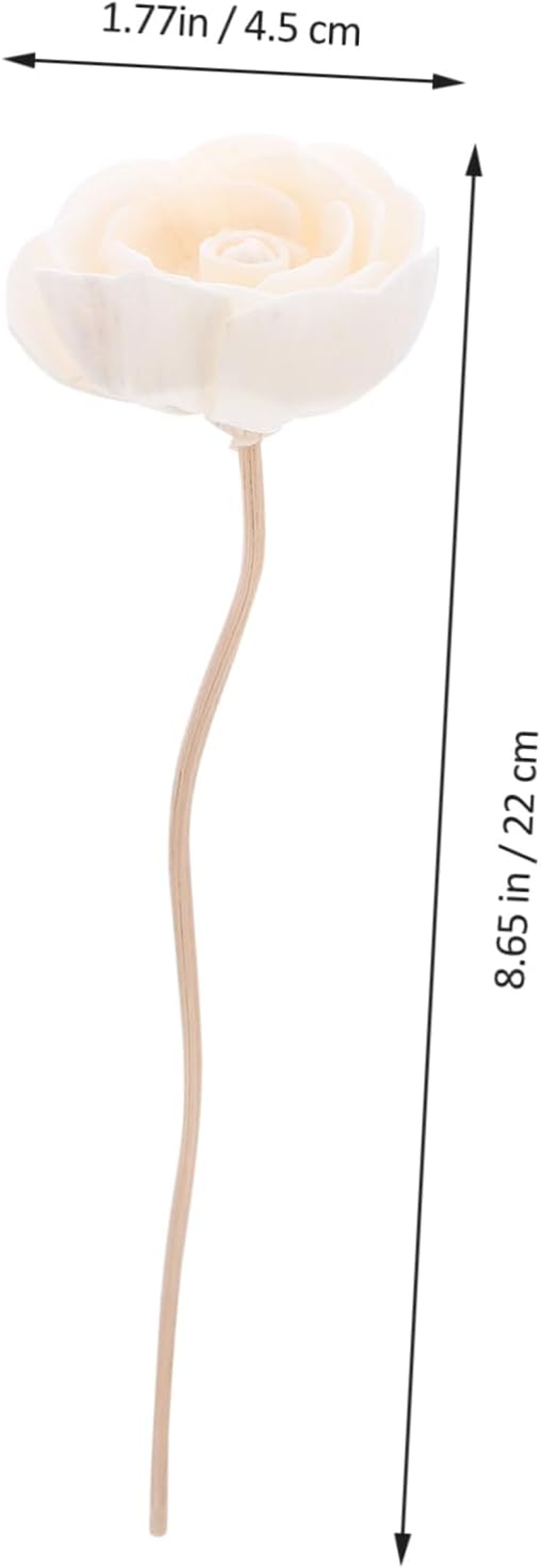 DOITOOL 40Pcs Aromatic Dried Flower Diffuser Sticks for Home Office Spa Scent Diffuser Sticks Essential Oil Aroma for Home Fragrance image number 3