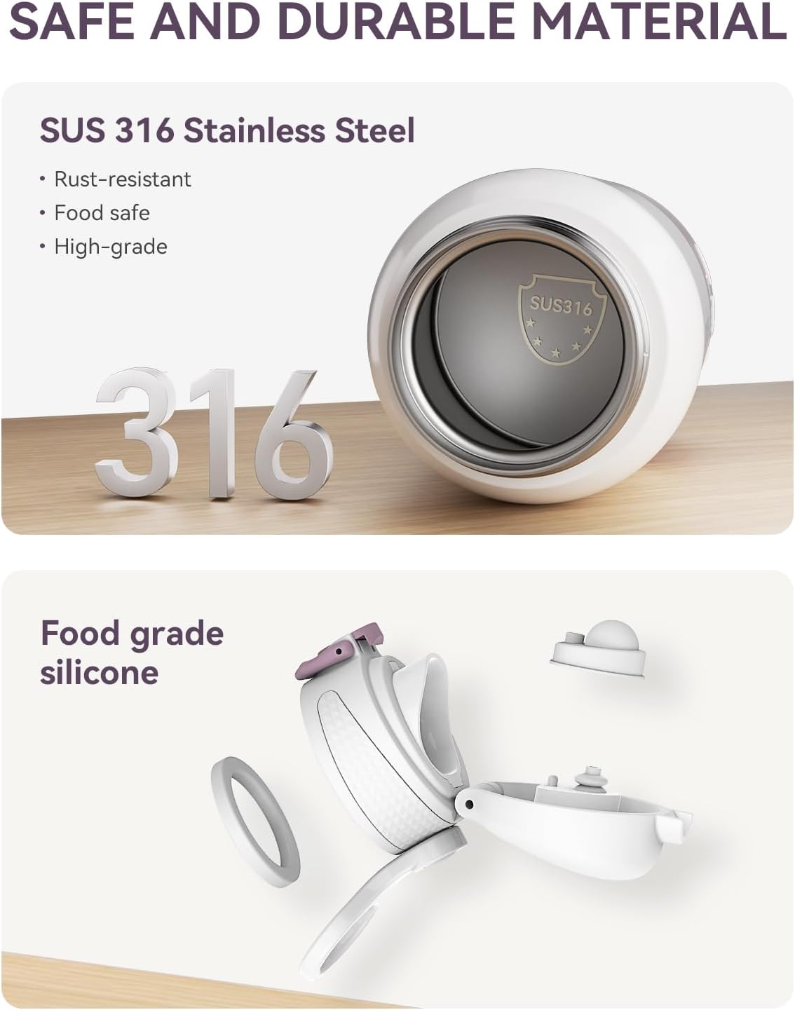 Portable Bottle Warmer on the Go for Baby, Fast Heating and Long Battery Life 12000 Mah, Two Heating Modes for Breast Milk and Water, 340 Ml Capacity, for Car and Plane Travel image number 5