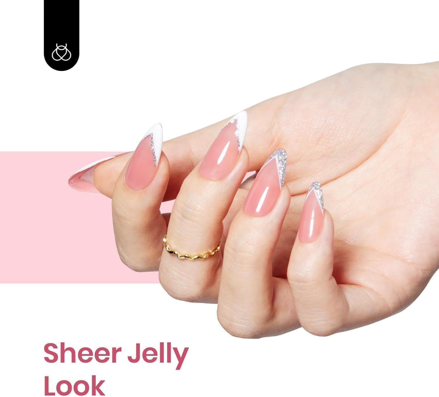 Beetles Gel Polish Jelly Gel Nail Polish Set 6 Colors Neutral Sheer Shimmer Glitter Nails Nude Pink Gel Polish Kit Translucent Soak off Uv Nail Gel Diy Manicure 2024 New Nail Trend And image number 1