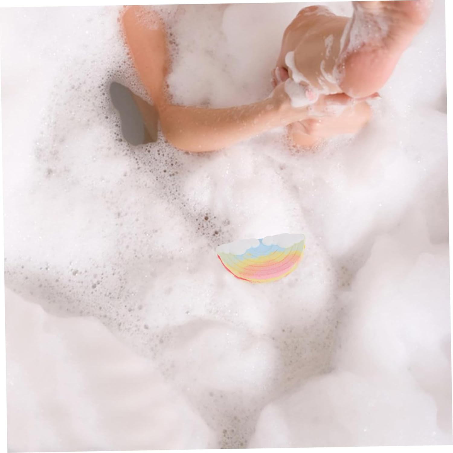 LALADEFIEE Unique Cloud Shape Bath Salt Bubbles Moisturizing Ball Essential Oil Bathing Bomb Relaxing image number 6