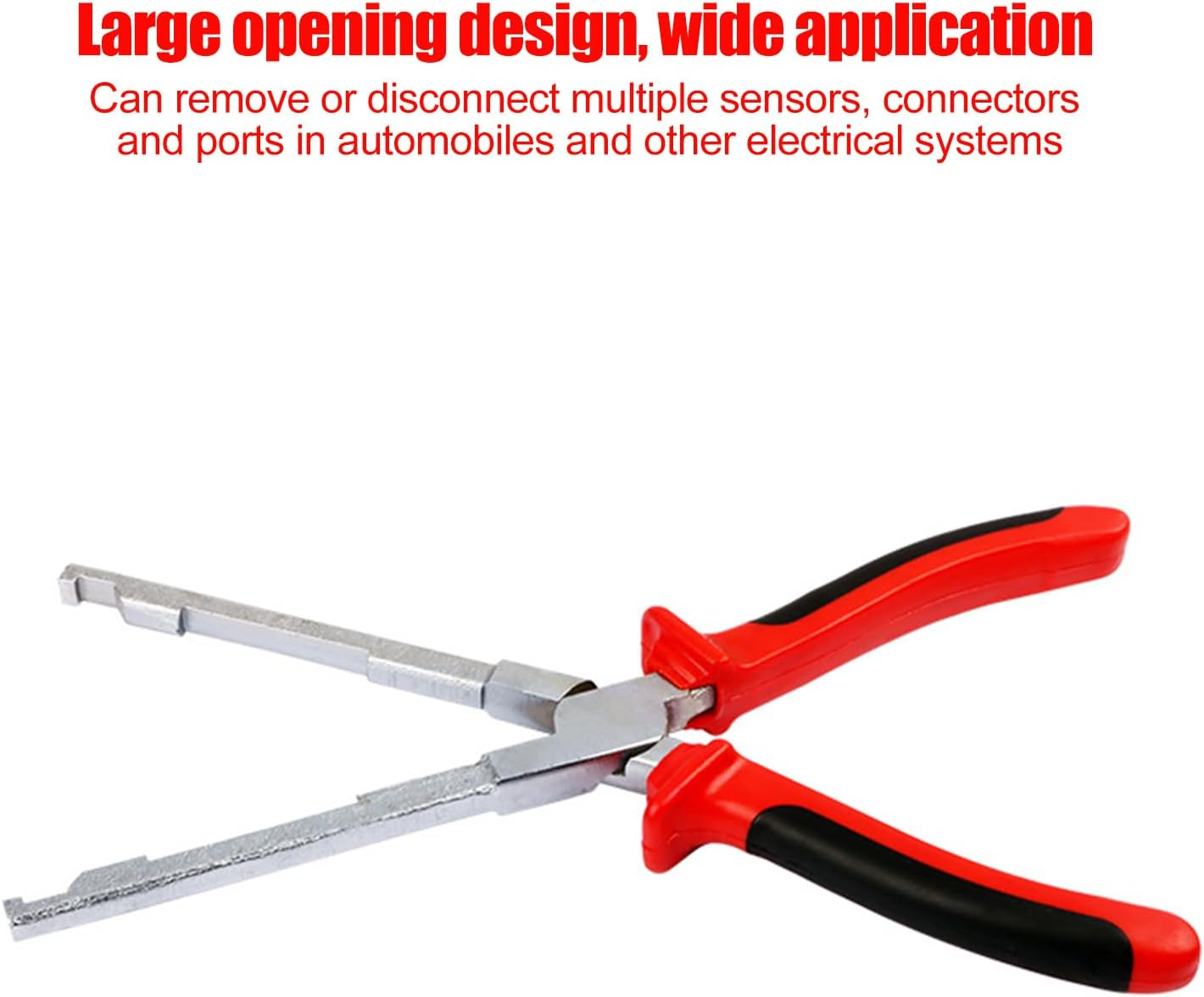 Electrical Plug Pliers, Glow Plug Socket Pliers, Preheated Splice, 9.44I Inches Long, Straight Jaw Ergonomic Grip, Long Lasting Auto Maintenance Tool image number 4
