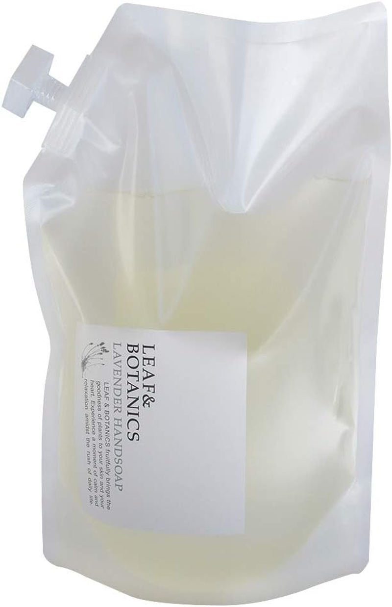 Leaf & Botanics Hand Soap Lotion Lavender Pouch 1.2L (Refill) image number 1