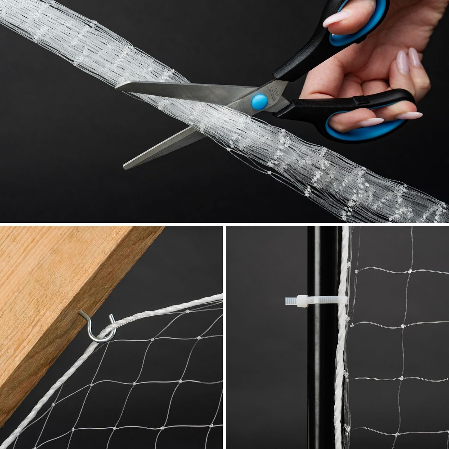 Dibea Cat Net Balcony Protection Net Cat Protection Net Size 3 X 4 M (S) image number 5