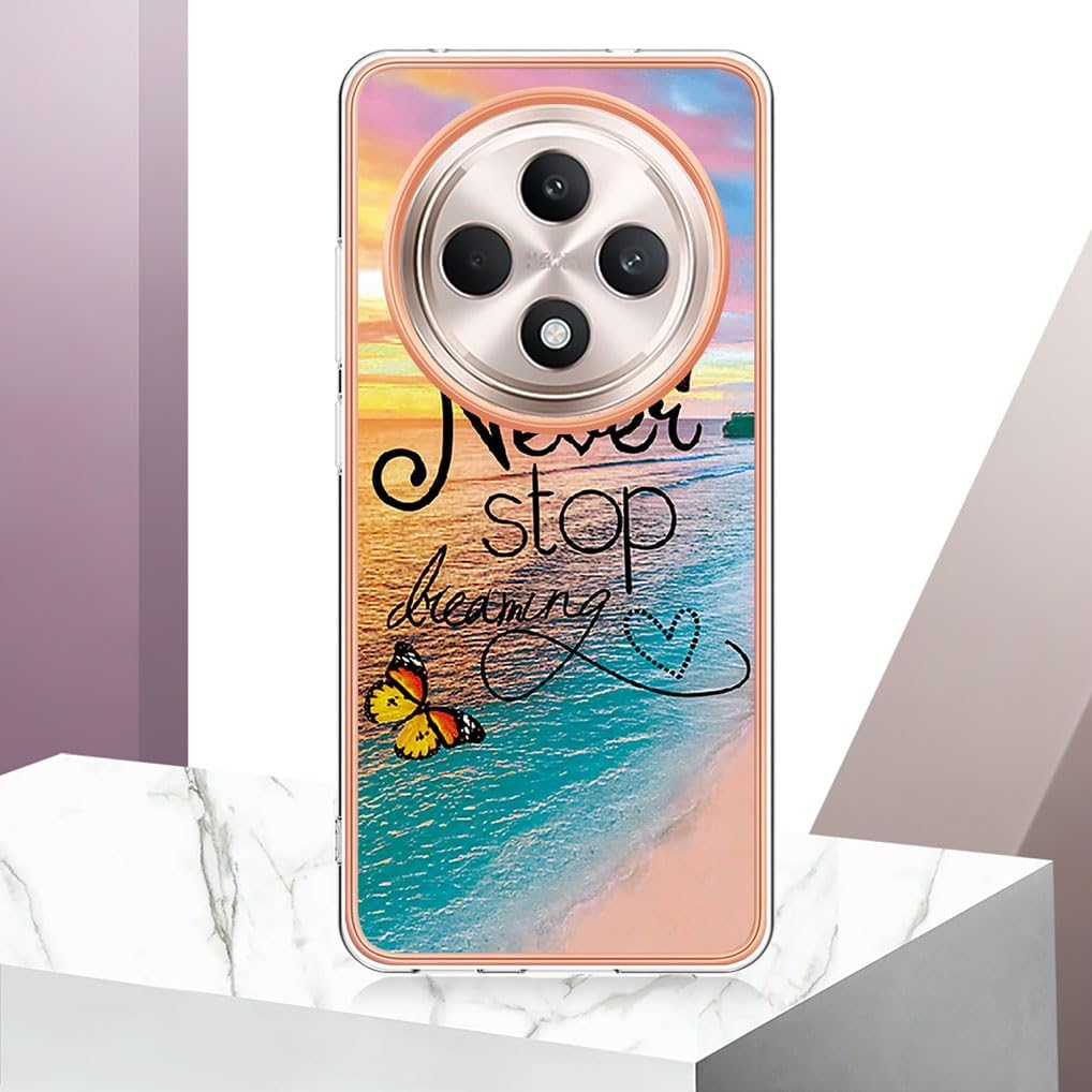 SEAHAI Case for OPPO Reno 12F 4G / OPPO Reno 12 FS 5G (Reno12 F 5G), Colourful Pattern Ultra Thin Shiny Soft Silicone TPU Shockproof Mobile Phone Case Cover Flexible Mobile Phone Case Protective Cover image number 3