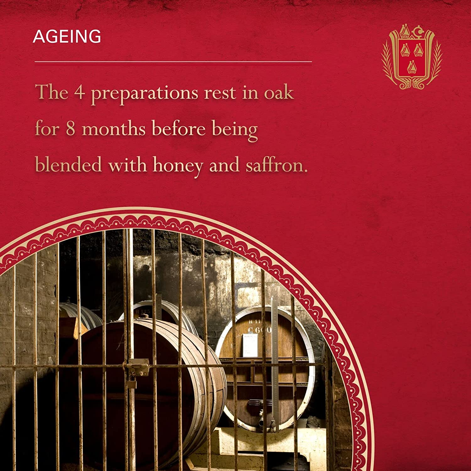 B&eacute;n&eacute;dictine D.O.M. French Liqueur, 40% ABV, 70Cl / 700Ml, Made from a Secret Recipe of 27 Traditional Roots, Herbs & Spices, Notes of Light Honey, Citrus & Soft Almond image number 3