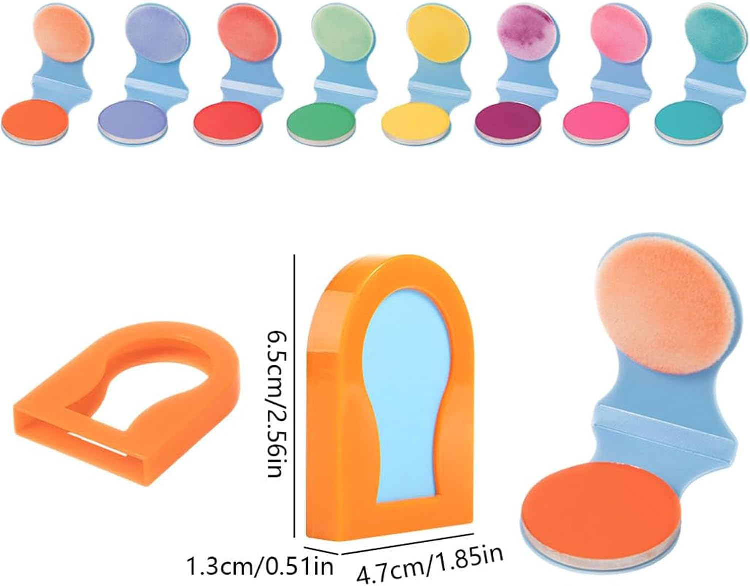 Yeanifeana 8 Colors Hair Chalk Set, Temporary Washable Hair Color Makeup, Non-Staining & Easy to Wash off Hair Dye for Halloween, Christmas, Cosplay & Theme Parties image number 6