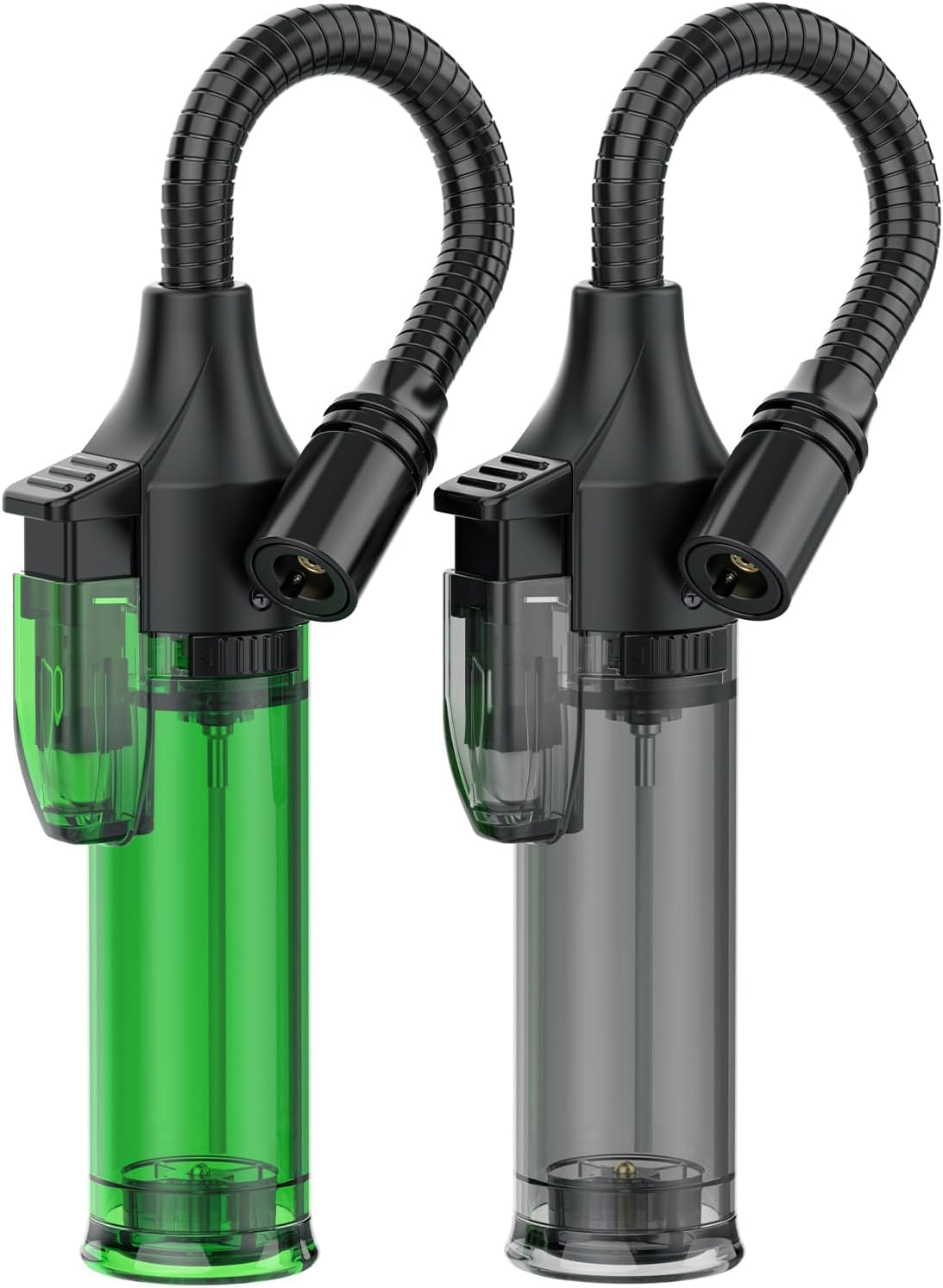 Long Flexible Lighter Jet Flame Torch Lighter Refillable Windproof Lighter for for BBQ, Stove, Candle, Kitchen Cooker, Hobs, (Sold without Gas)(Pack of 2) image number 6